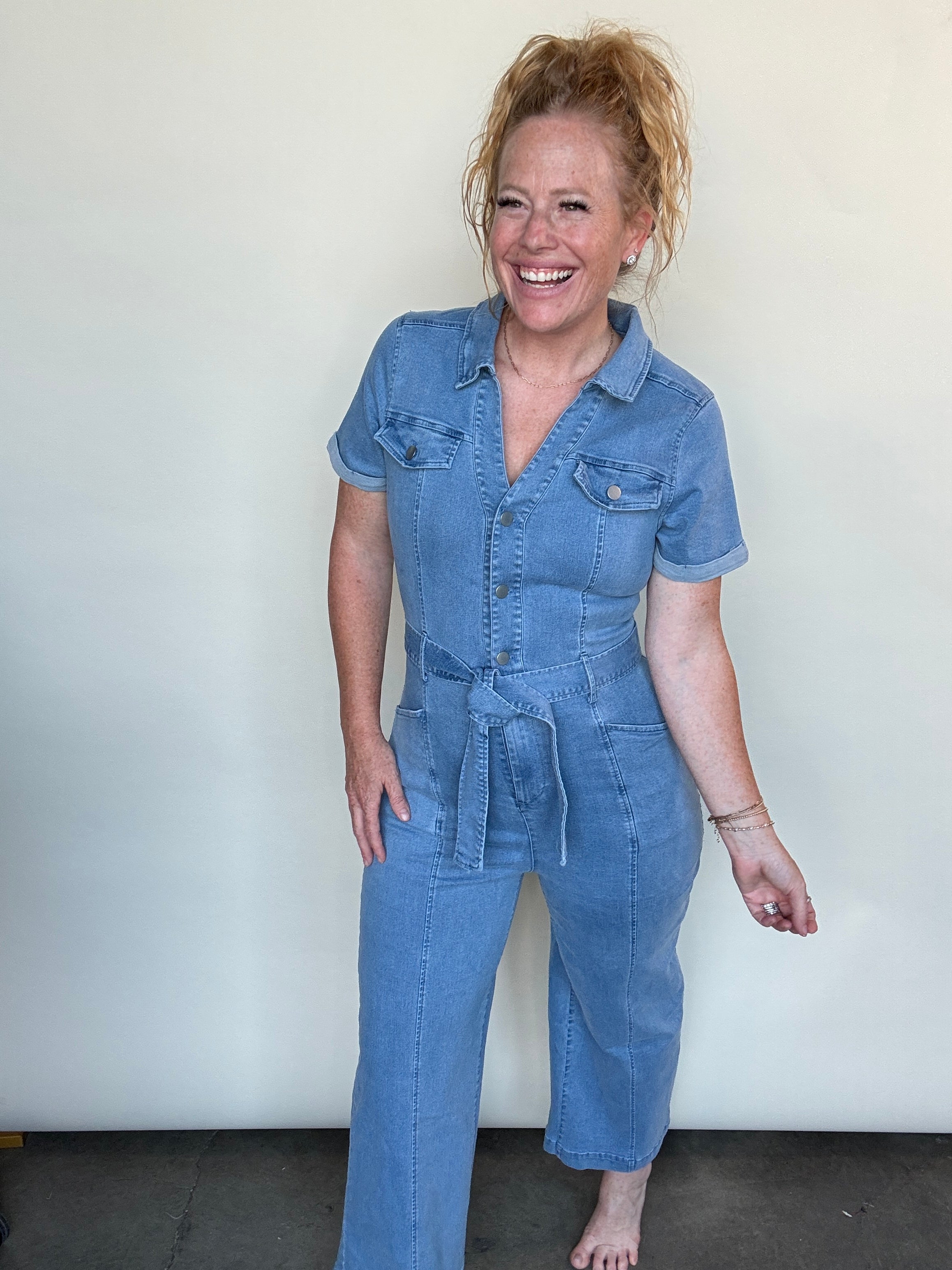 Big Things Jumpsuit by White Birch