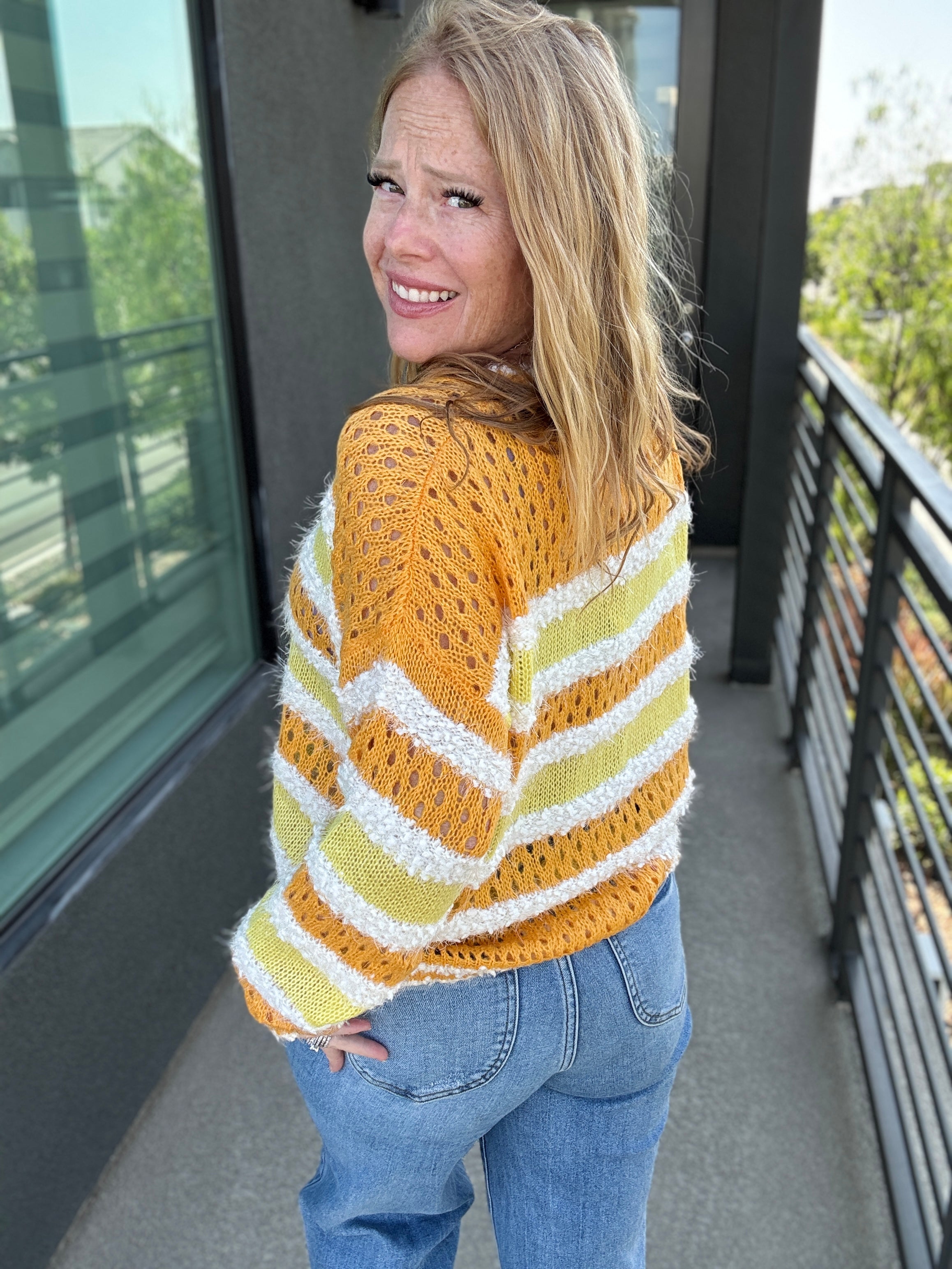 Sunshine on my Mind Sweater by Davi & Dani