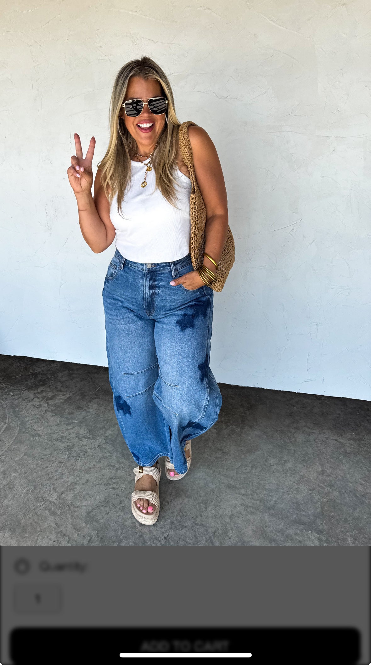 Born to Shine Barrel Jeans