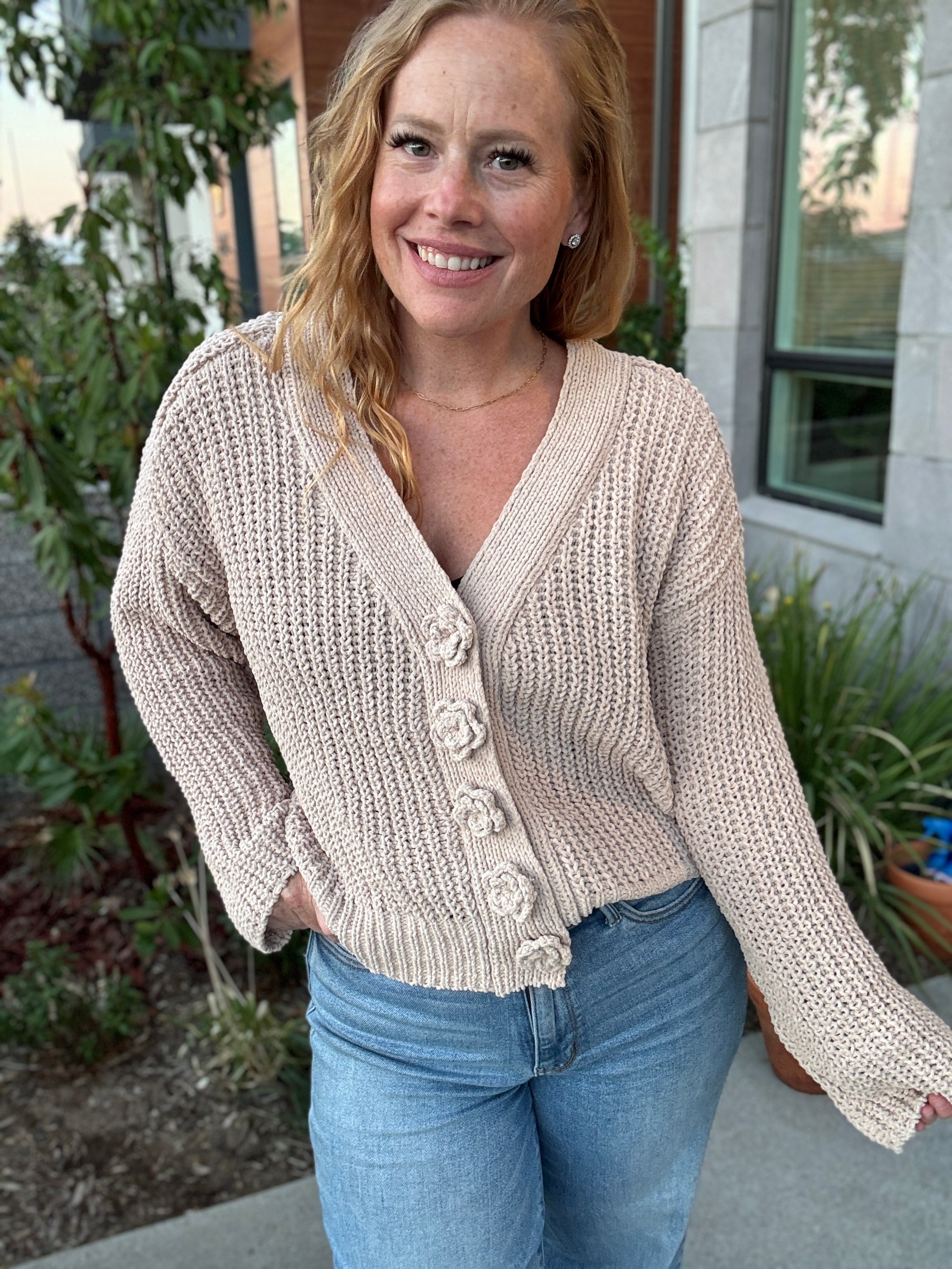 Roses Cardigan by POL in 3 Colors