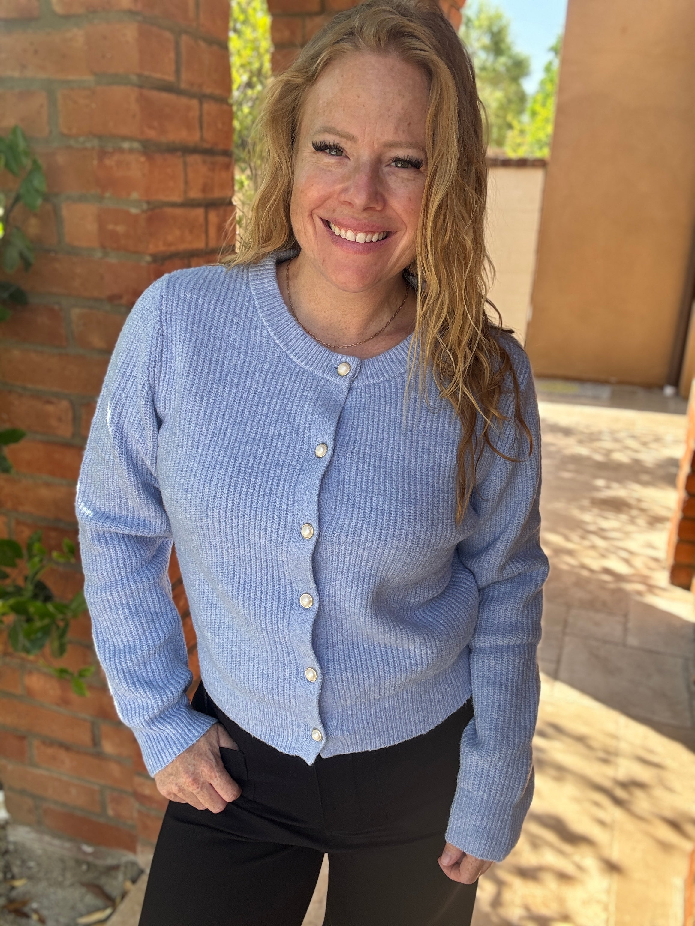 Pearl Button Top by White Birch