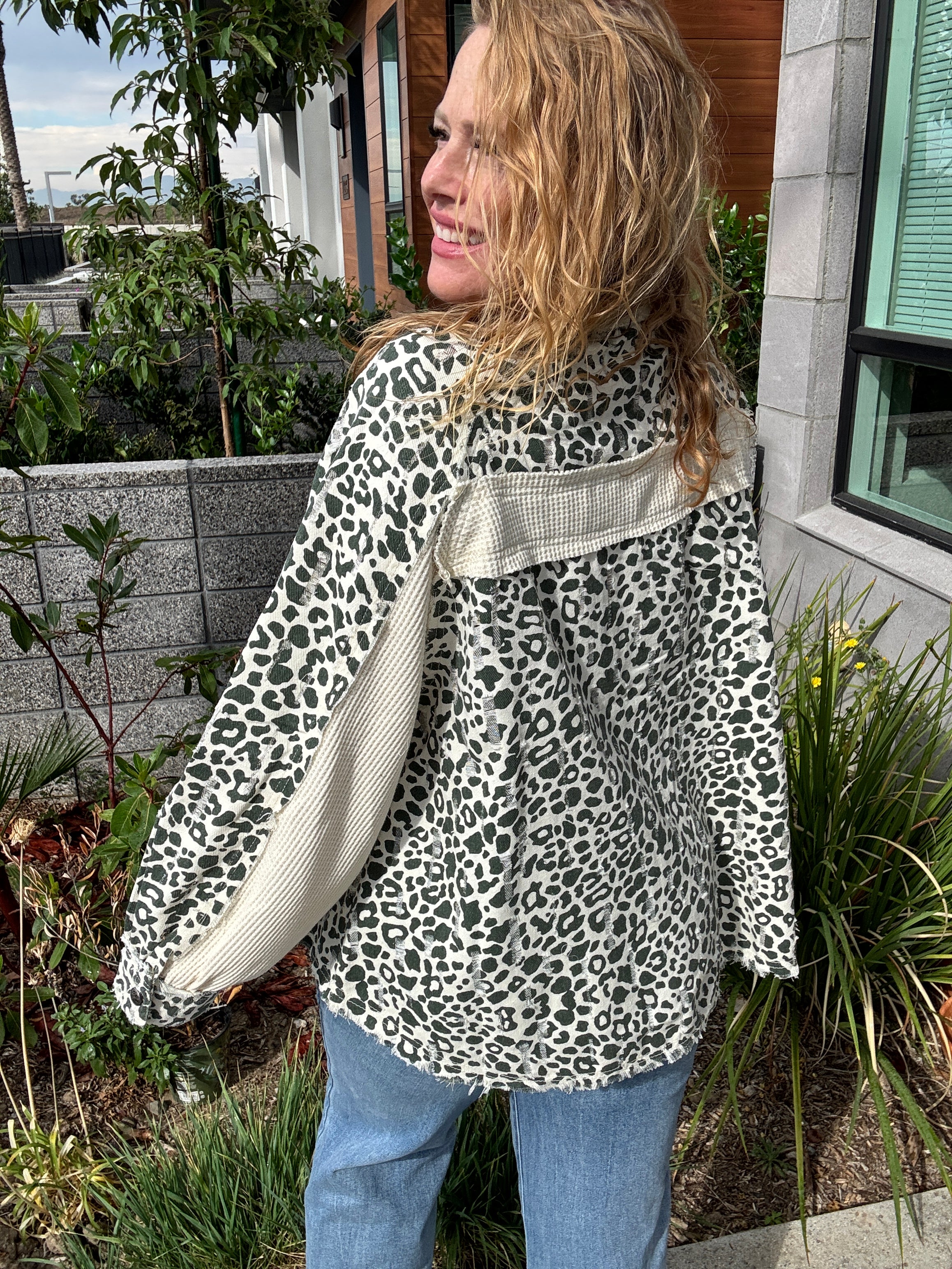 Feline Fine Shacket by POL