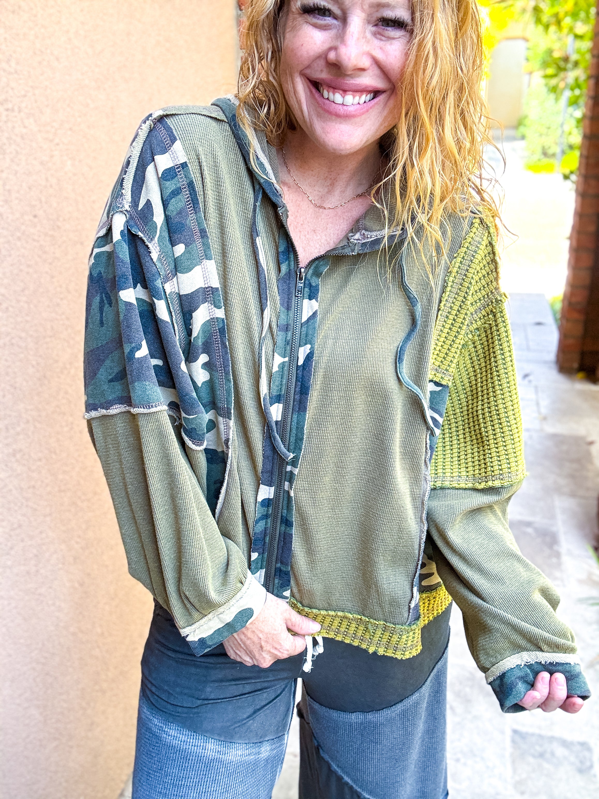 Lil' Camo Cutie Zip Up by POL