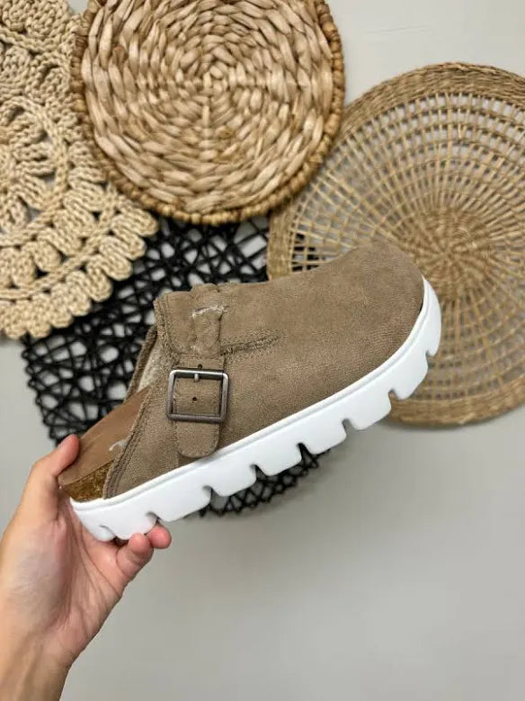 Cali Mule in Taupe