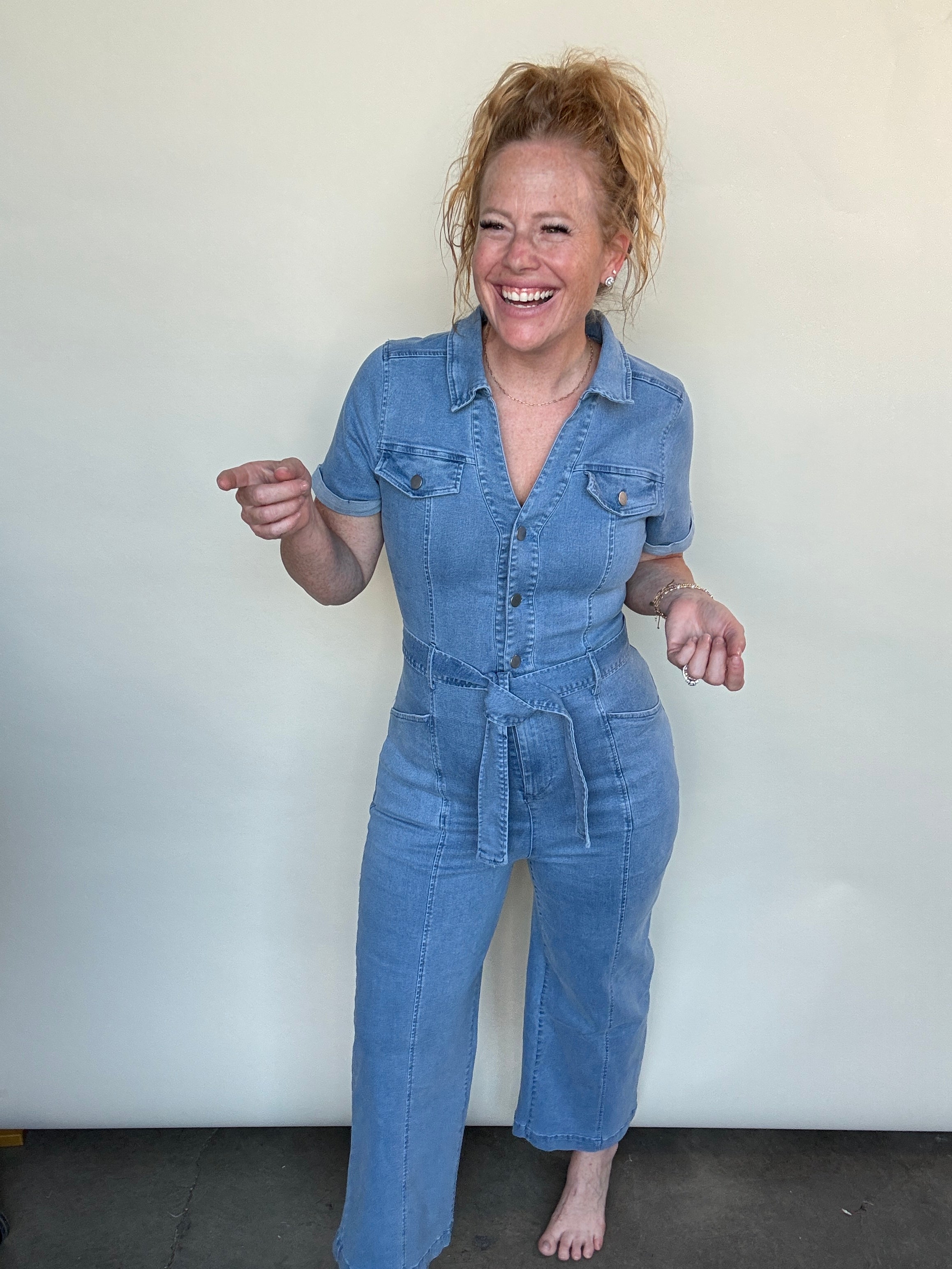 Big Things Jumpsuit by White Birch