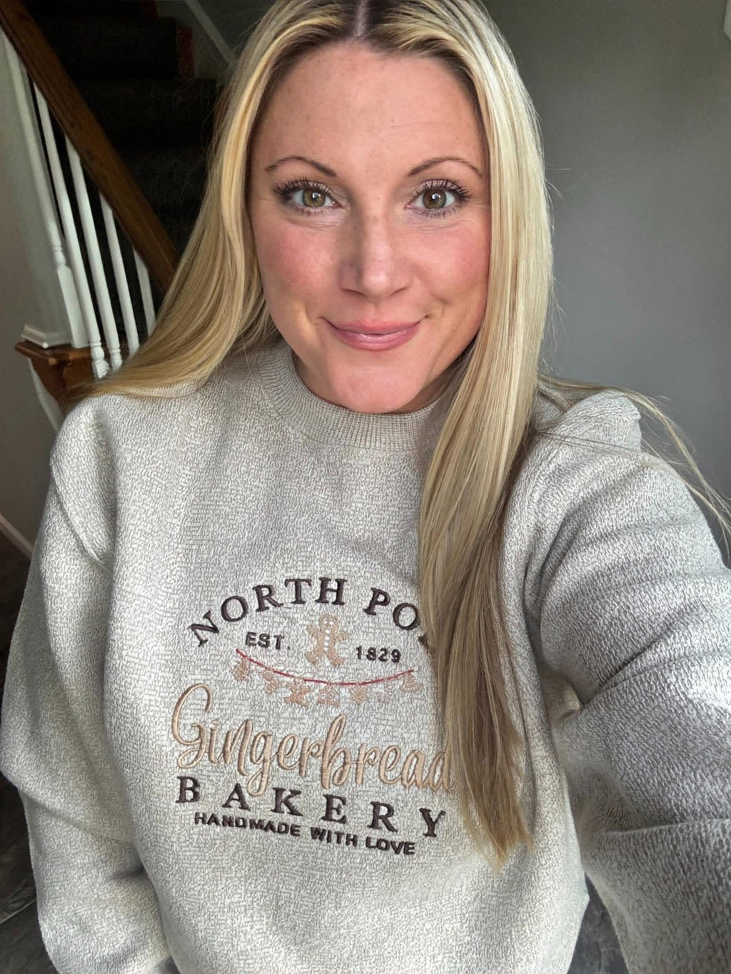 North Pole Bakery Embroidered Crewneck