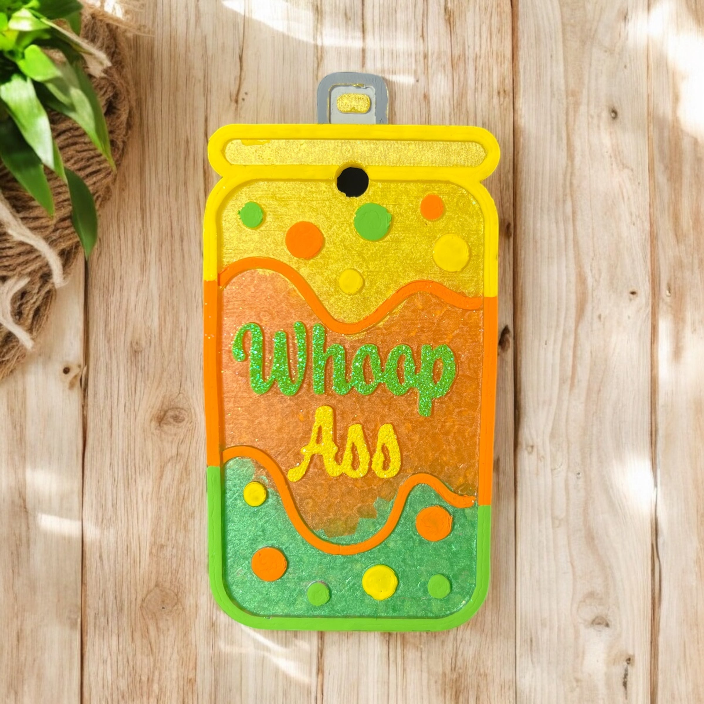 Can of Whoop Ass in Orange Freshie