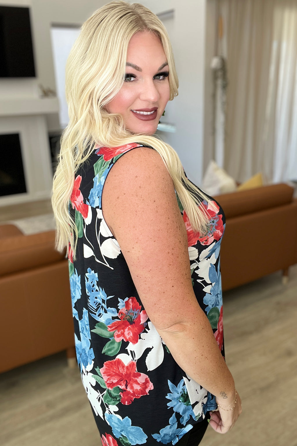 A Rose By Any Other Name Sleeveless Top