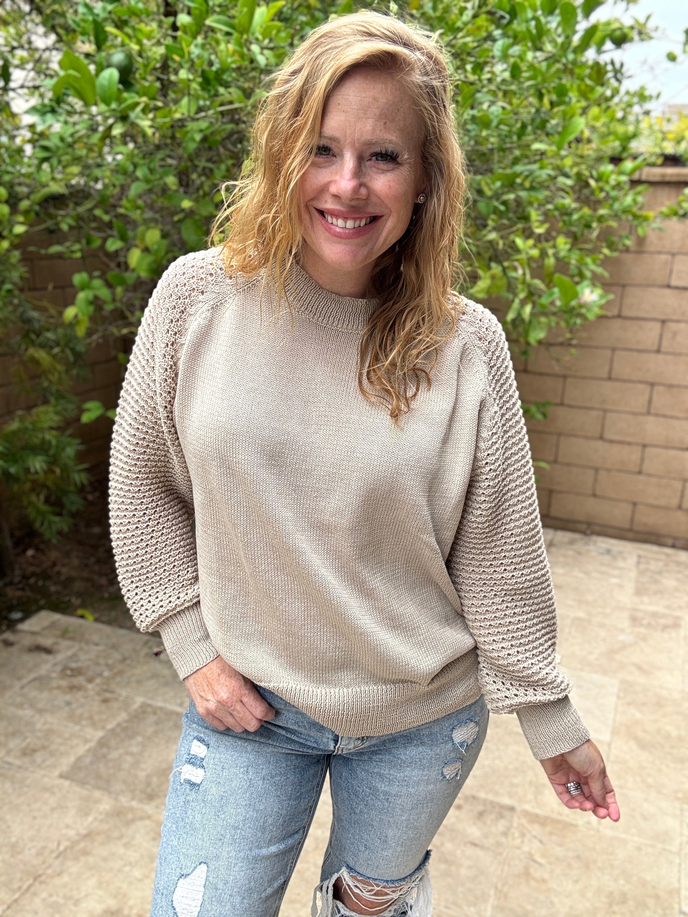 Open Aire Sweater by White Birch