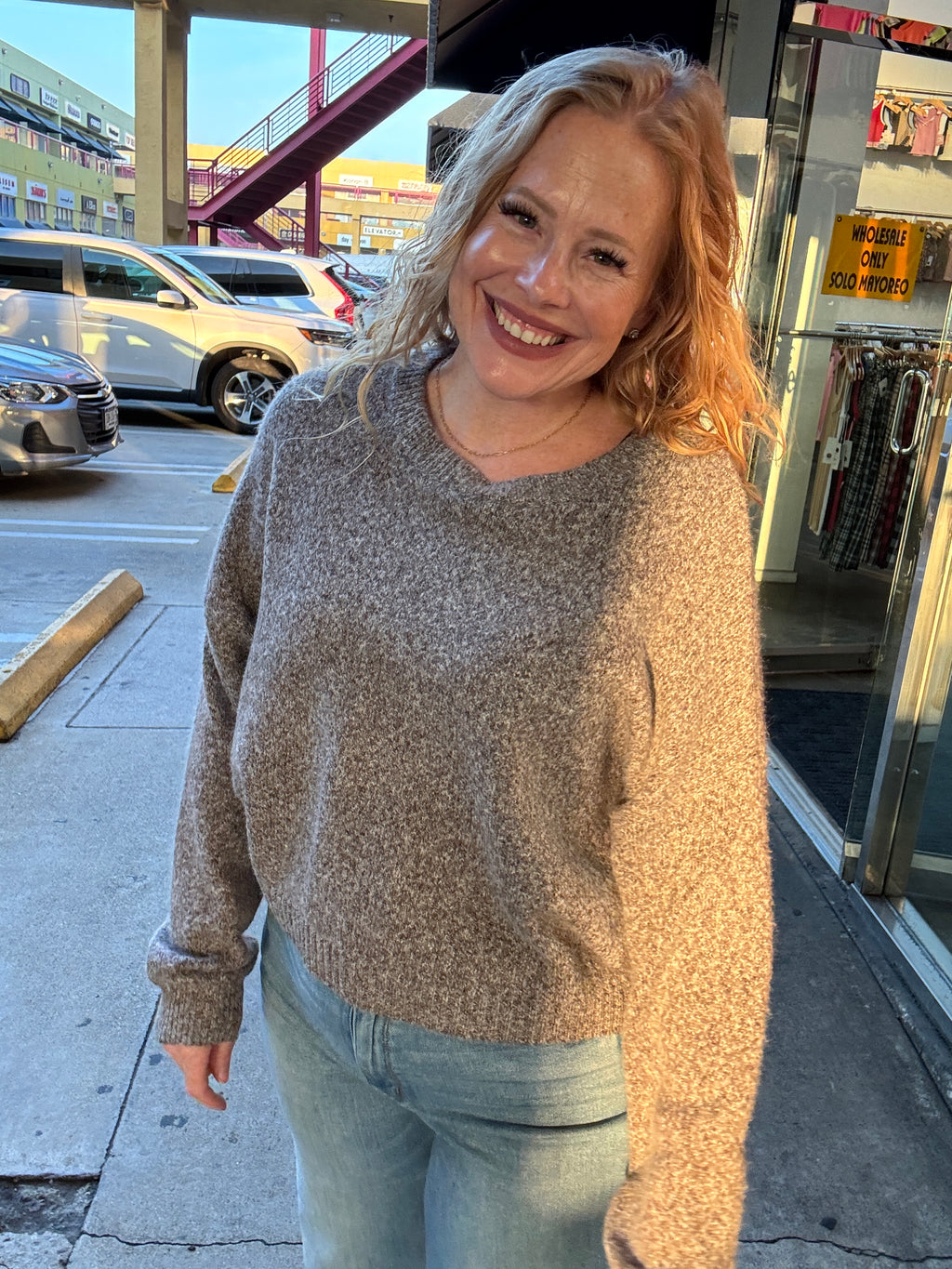 Worthy Chocolate Sweater