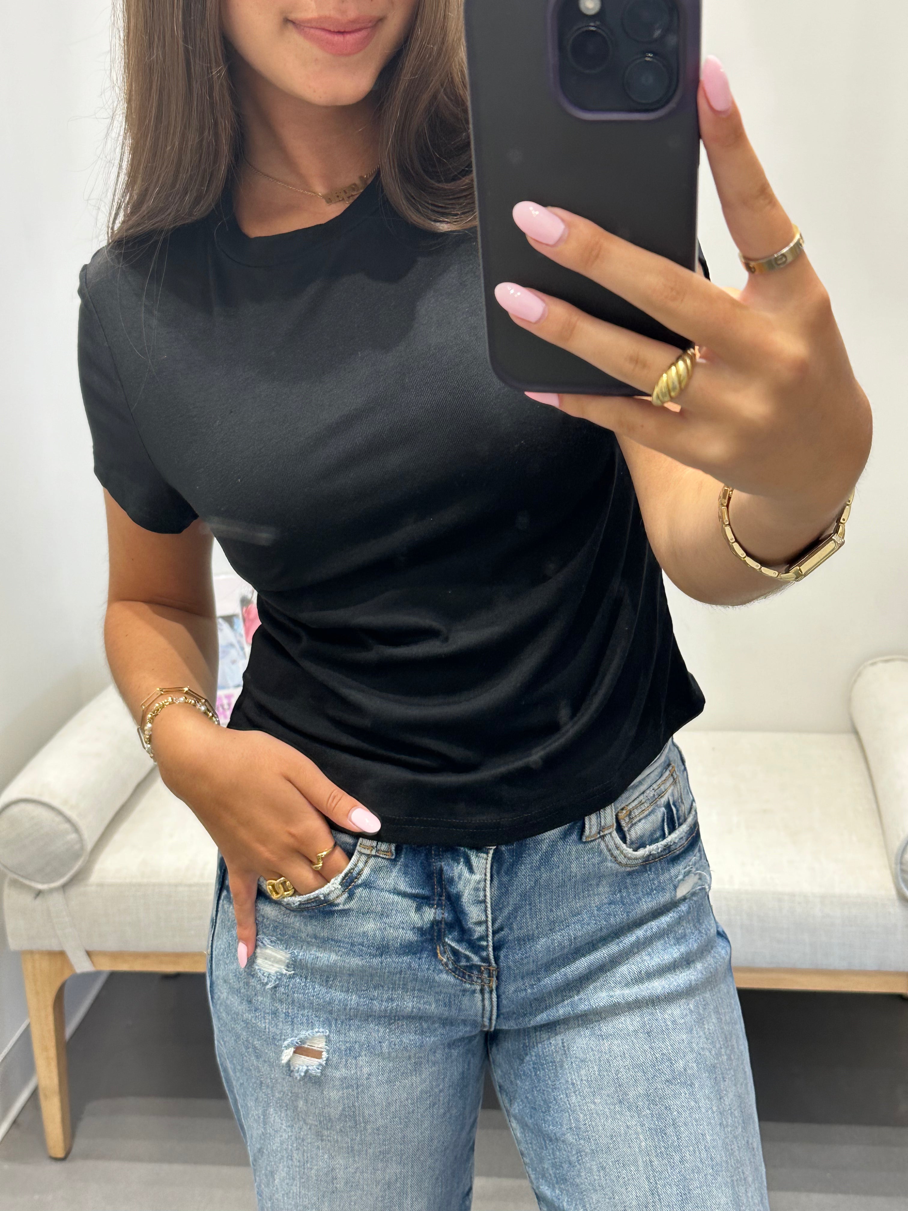 Round Neck Short Sleeve T-Shirt