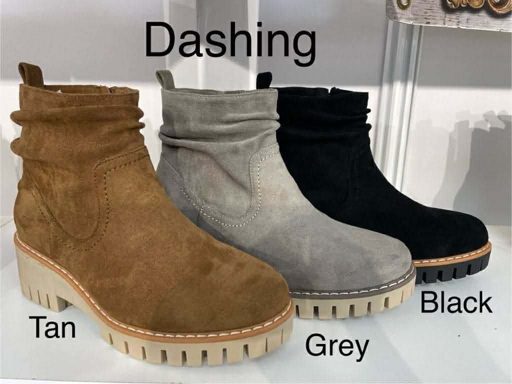 Dashing Suede Boot in 3 Colors