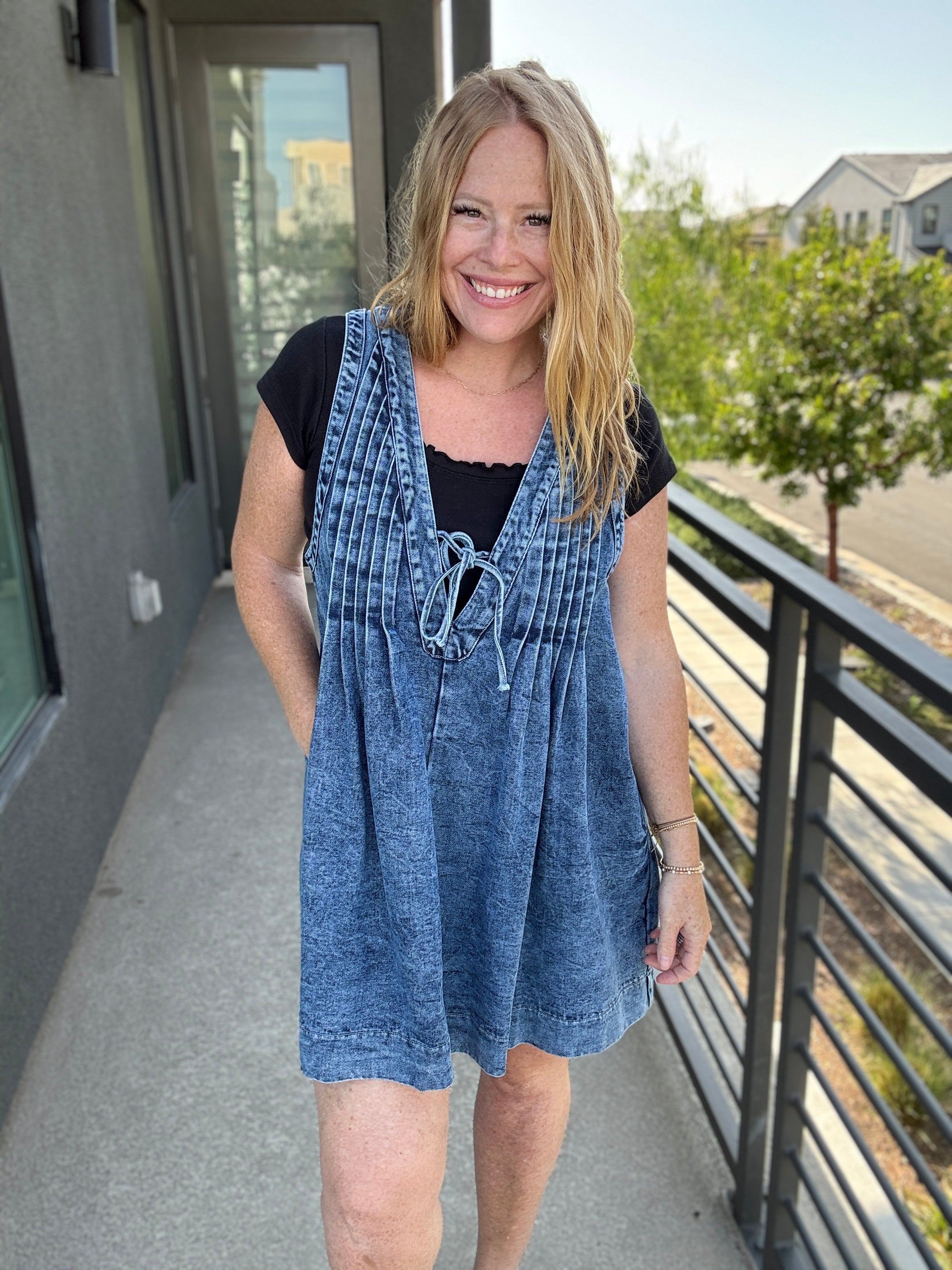 Maisy Denim Dress by Sew in Love
