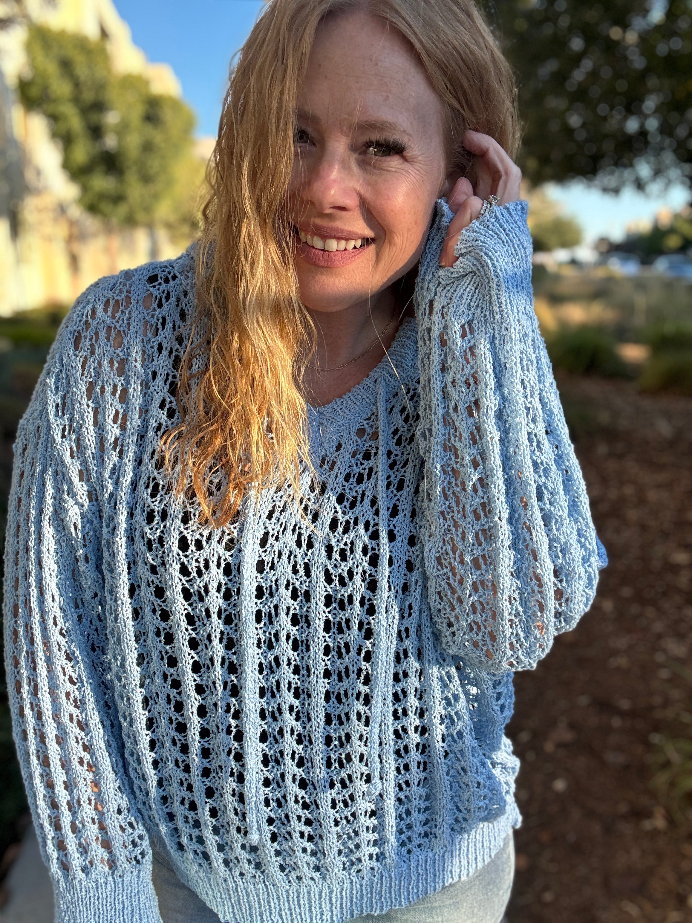 Barefoot Soul Crochet Knit Sweater