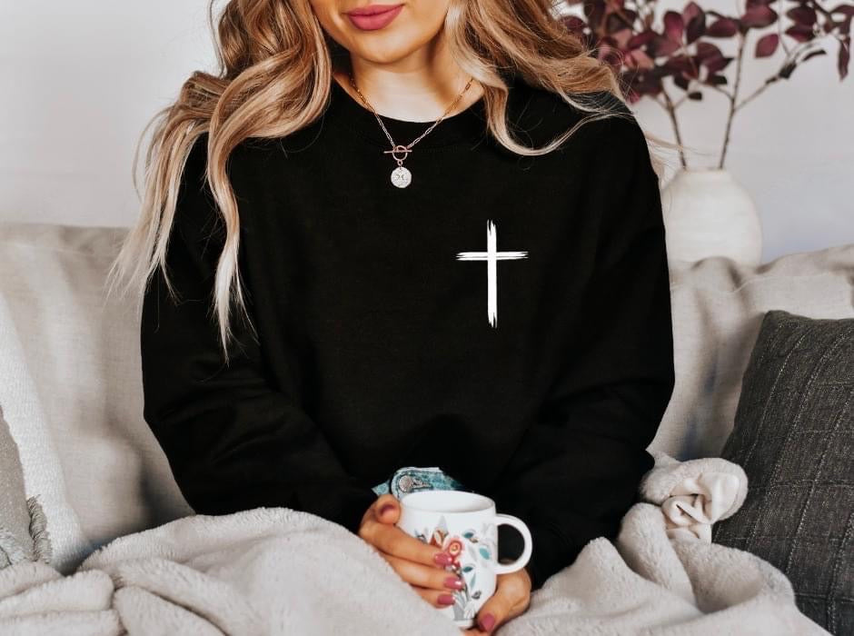 Jesus Has My Back Custom Sweatshirtk