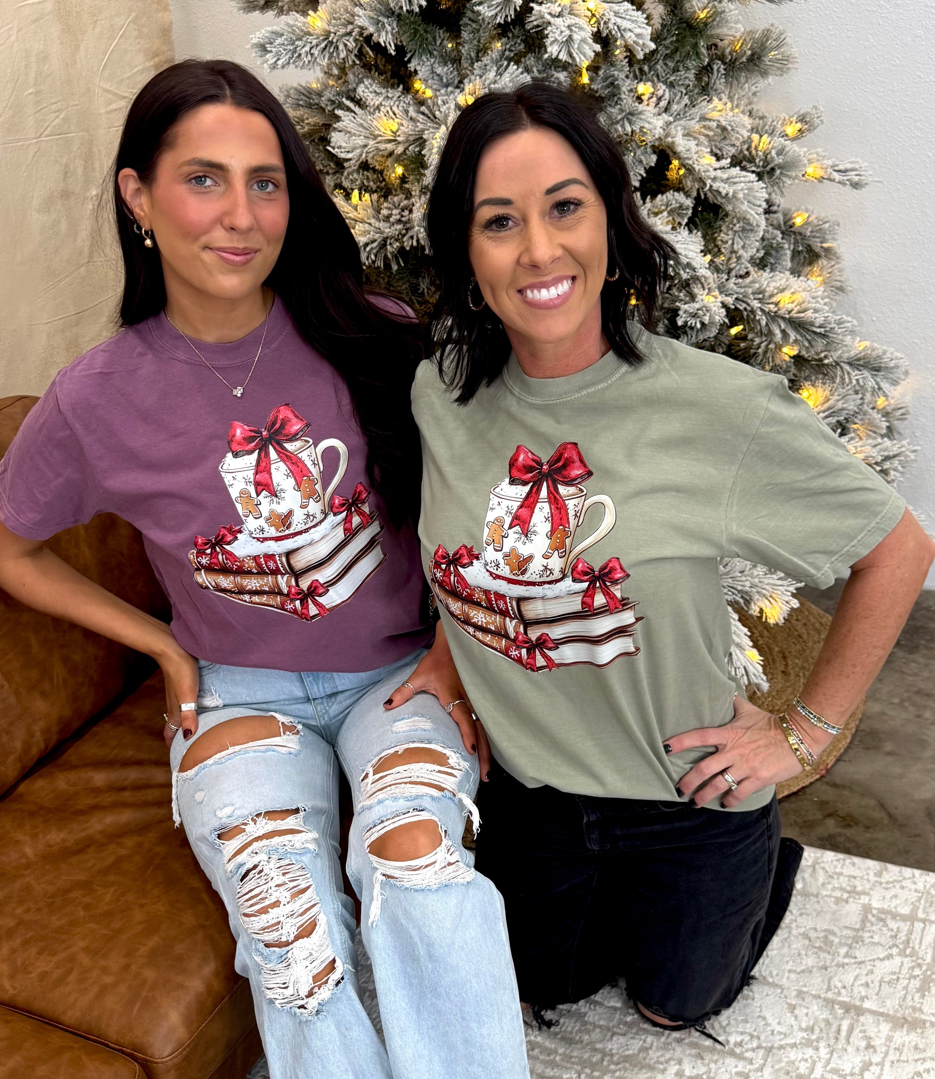 Gingerbooks Short or Long Sleeve Graphic Tees