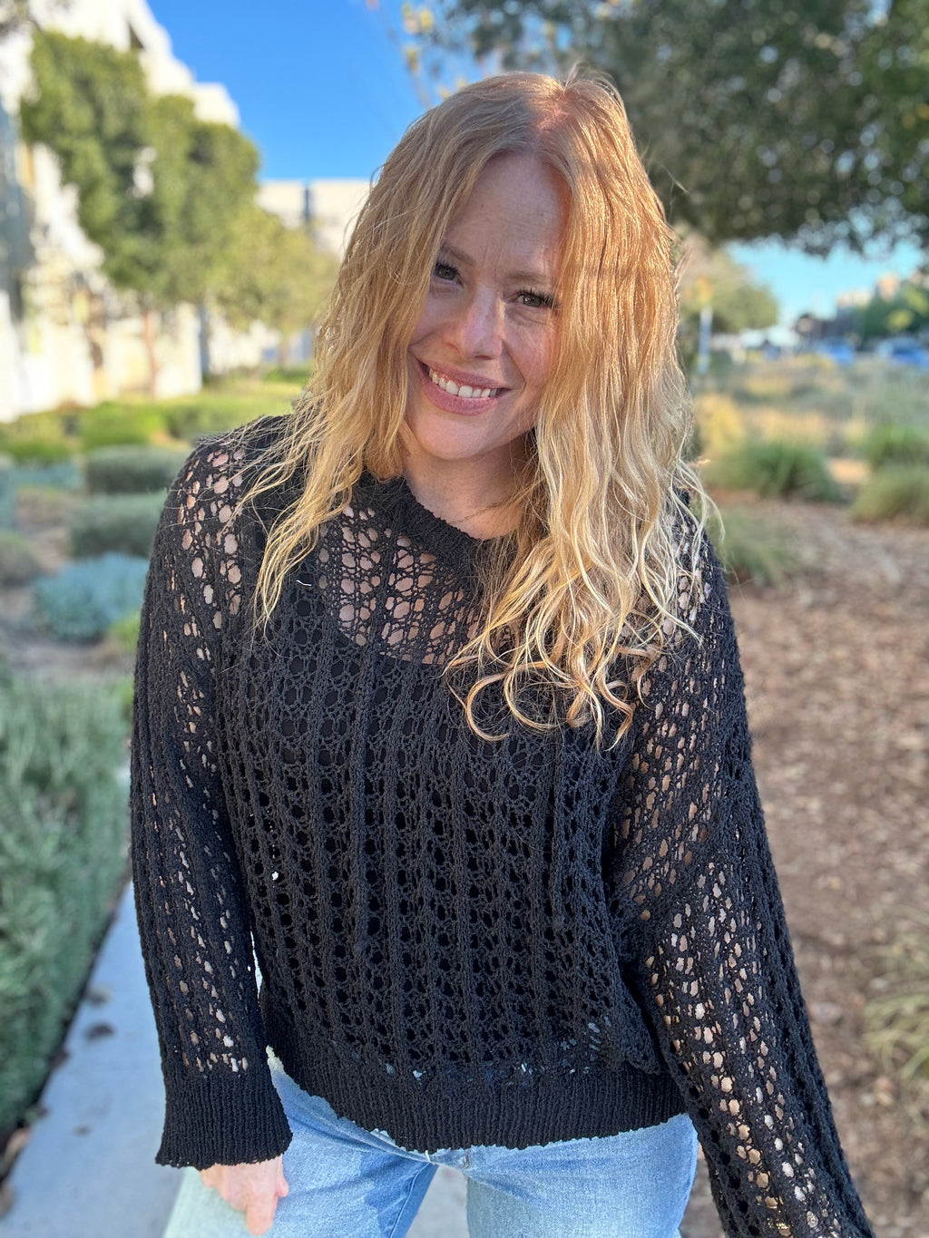 Barefoot Soul Crochet Knit Sweater