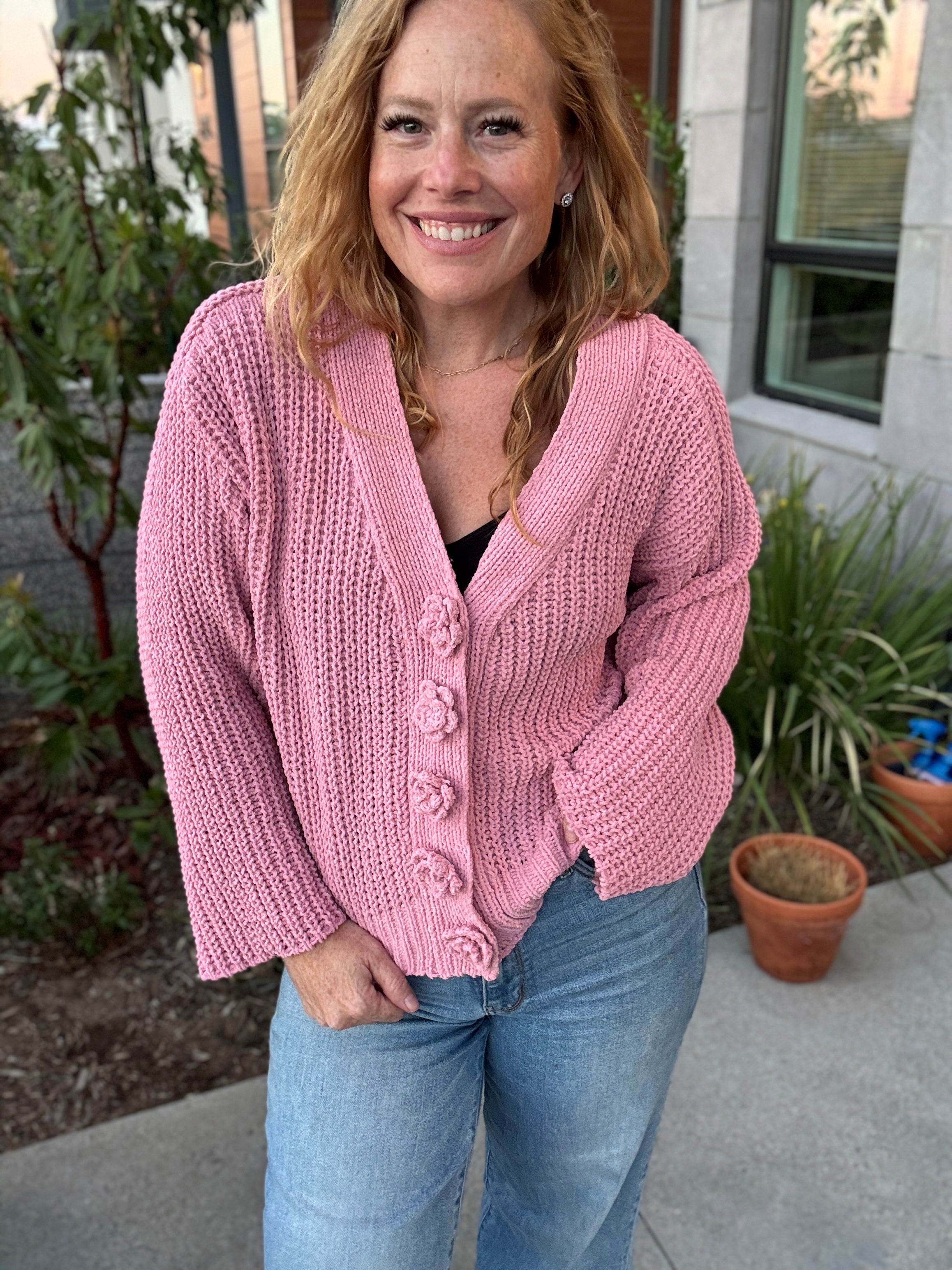 Roses Cardigan by POL in 3 Colors