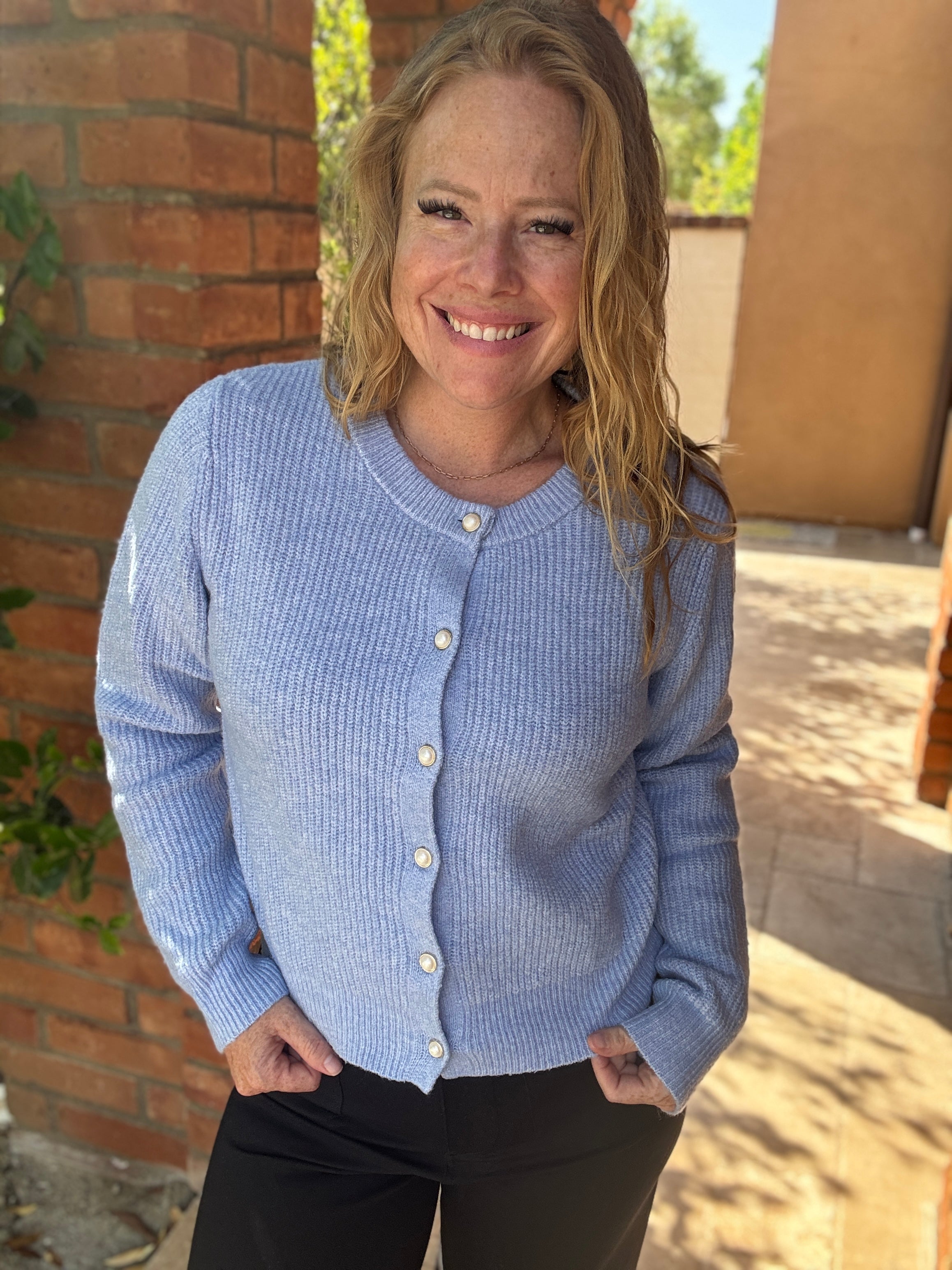 Pearl Button Top by White Birch