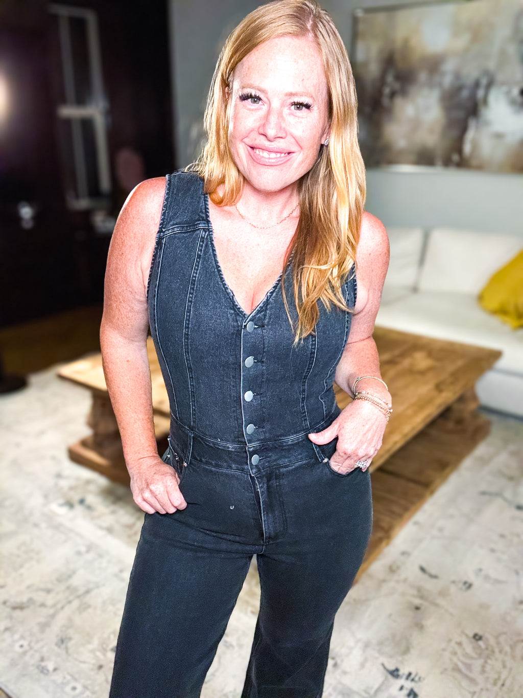 For You & I Jumpsuit by White Birch