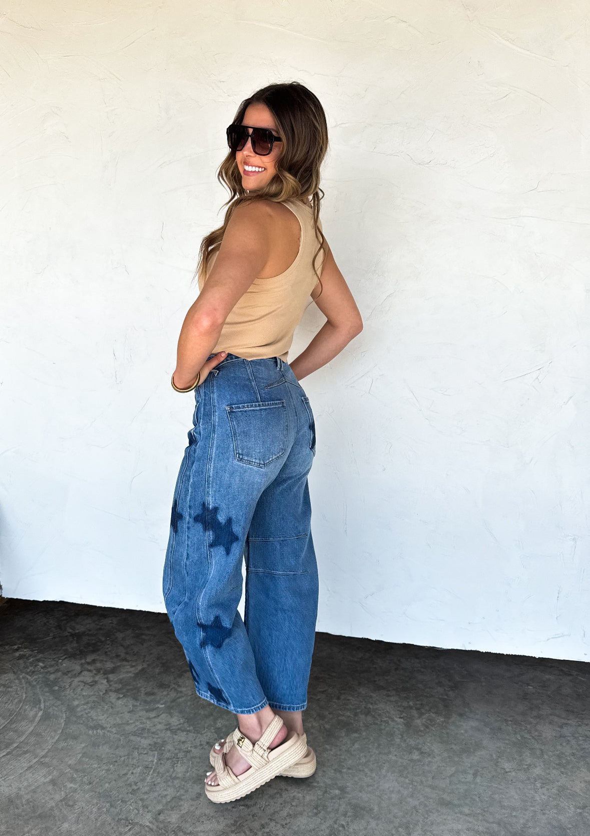 Born to Shine Barrel Jeans