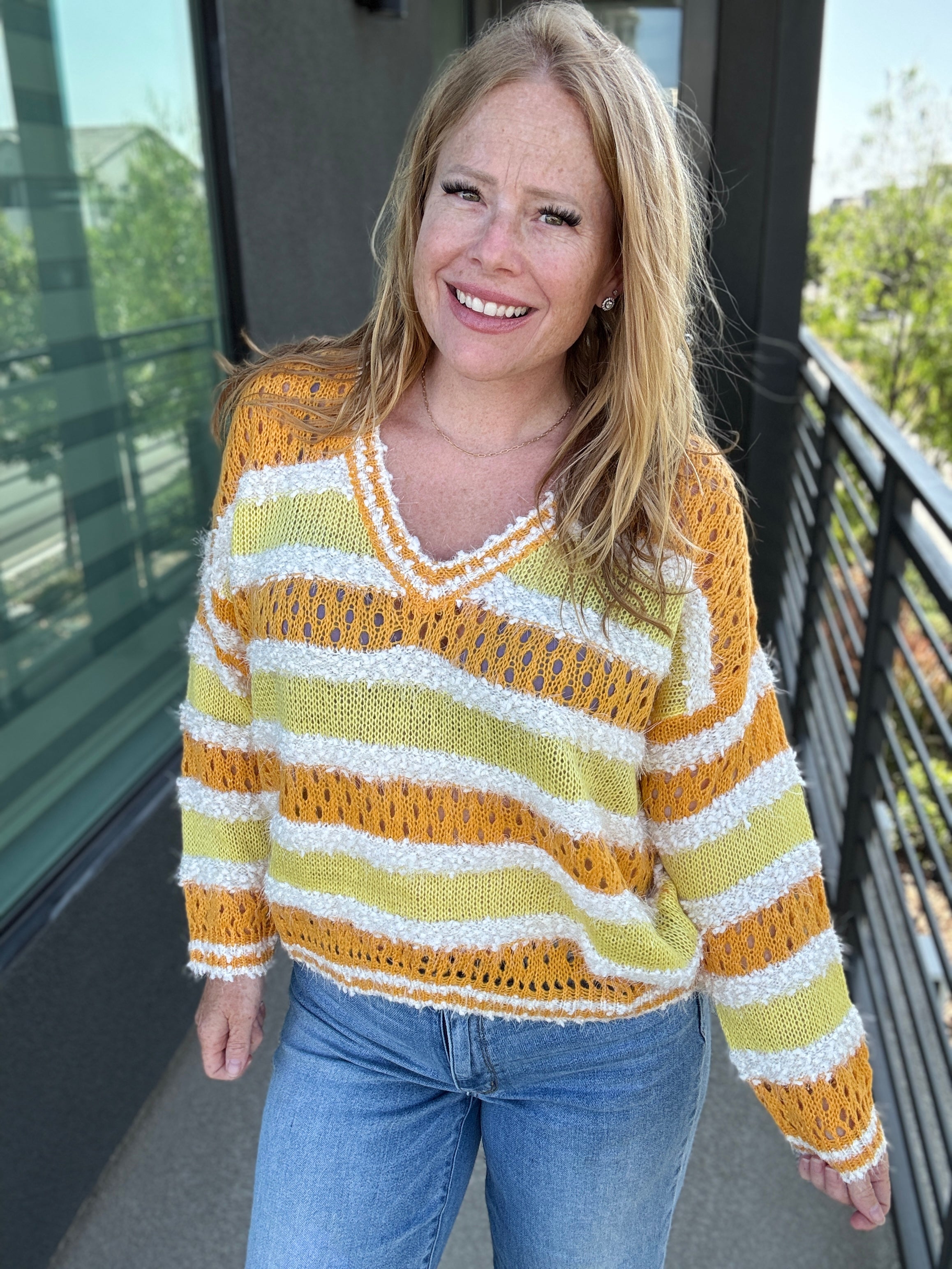 Sunshine on my Mind Sweater by Davi & Dani