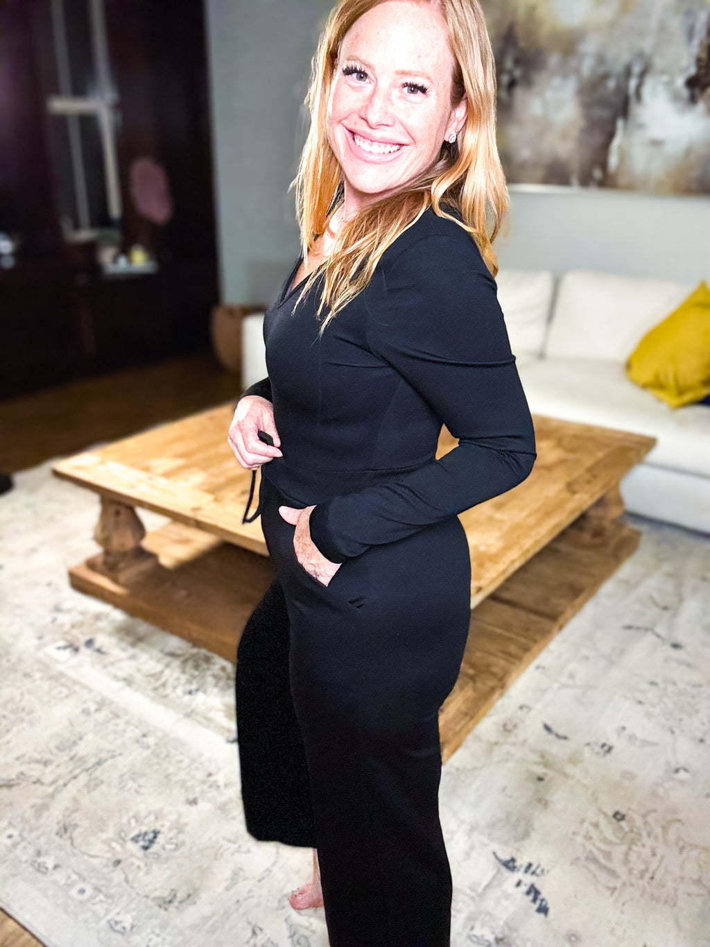 Have You Around Jumpsuit by White Birch