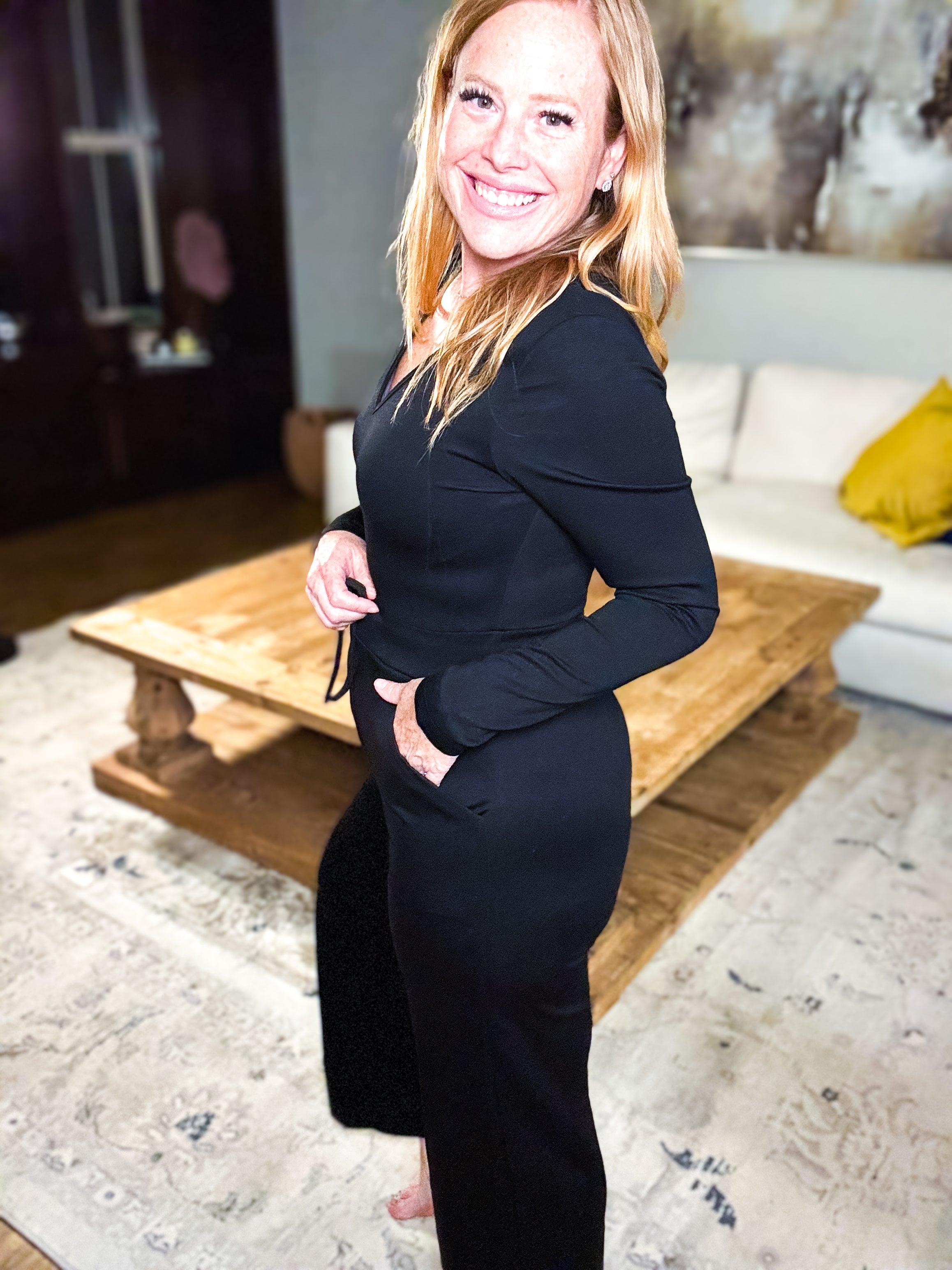 Have You Around Jumpsuit by White Birch