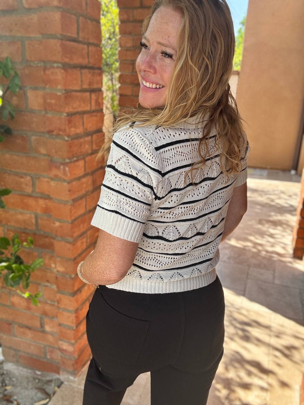 Collar Neck Knit Top by Sew In Love