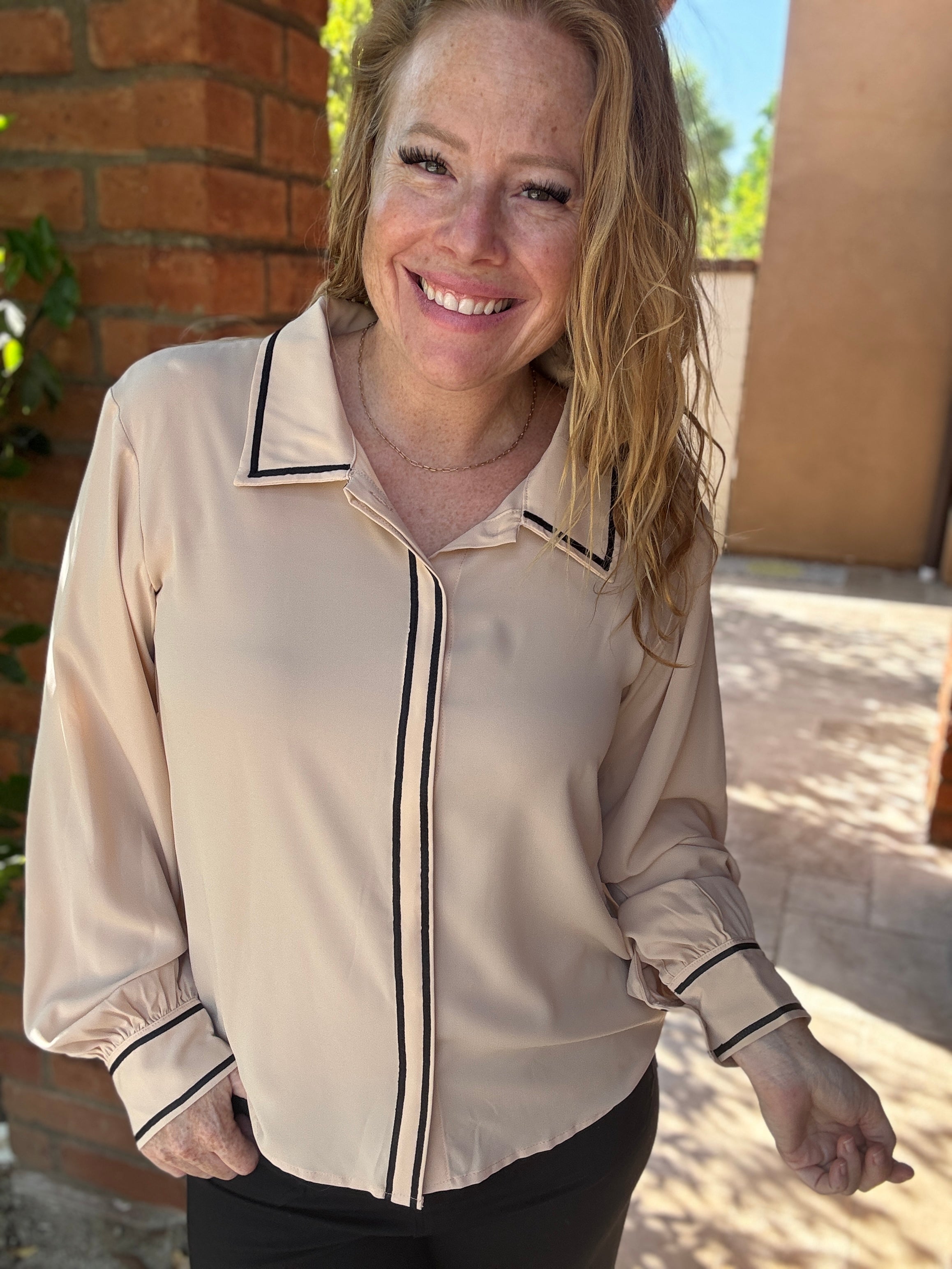 Button Up Shirt by Sew In Love