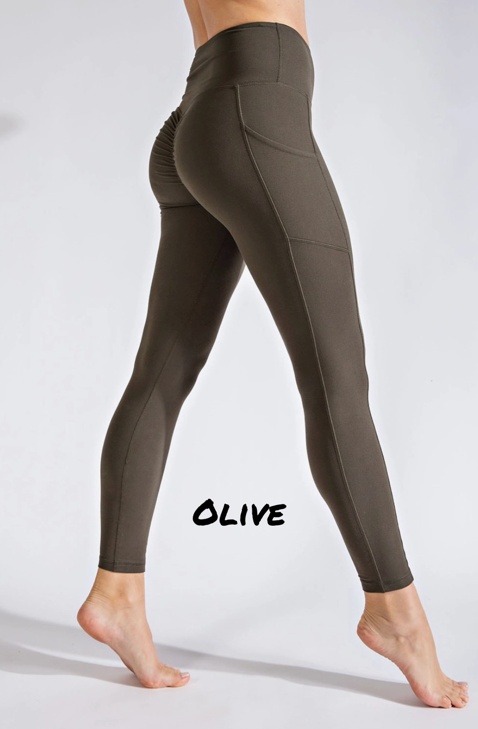 Butter Soft Basic Full Length Leggings with Pockets