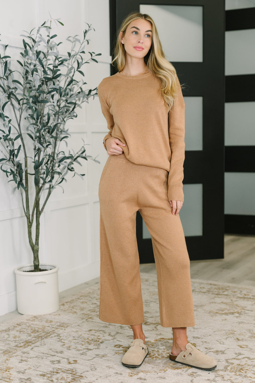 Clove Culottes in Camel