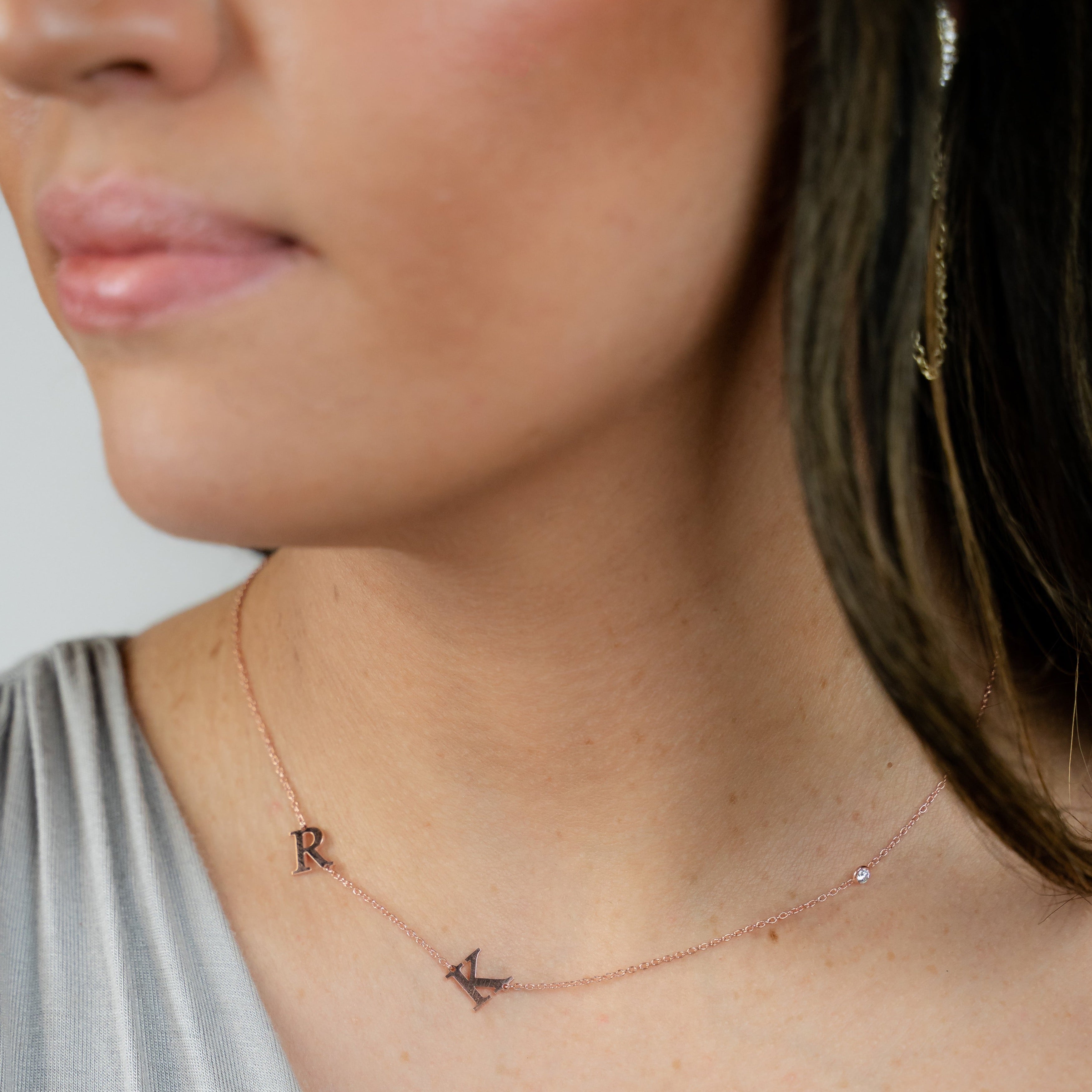 Water Resistant Custom Love Letters Necklace