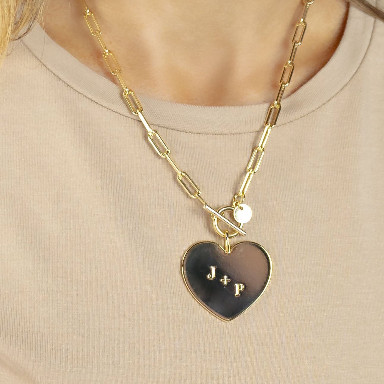 Customized Heart Charm