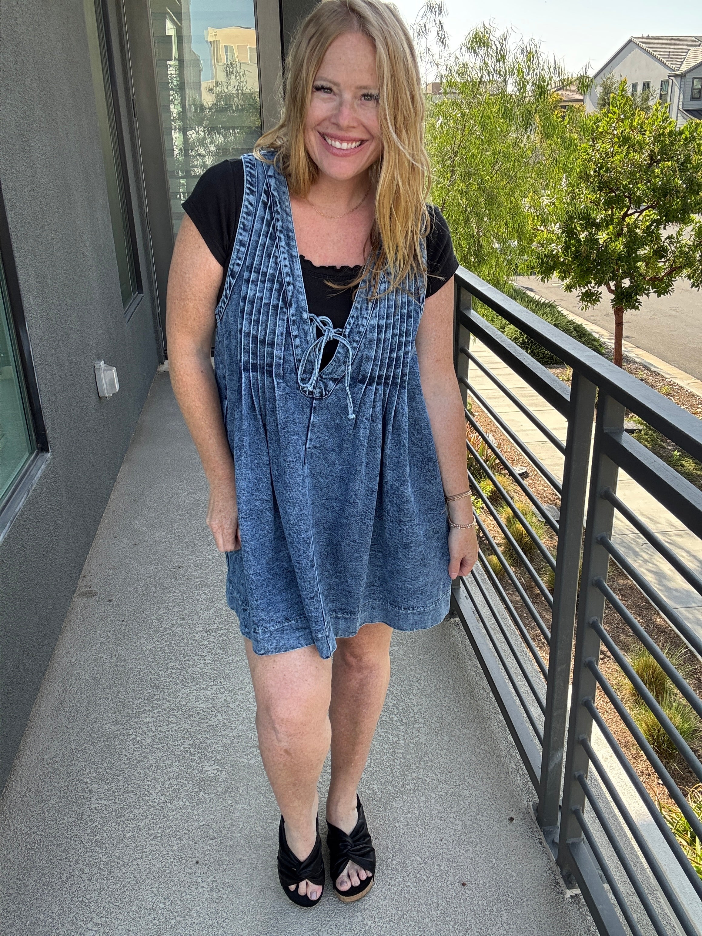 Maisy Denim Dress by Sew in Love