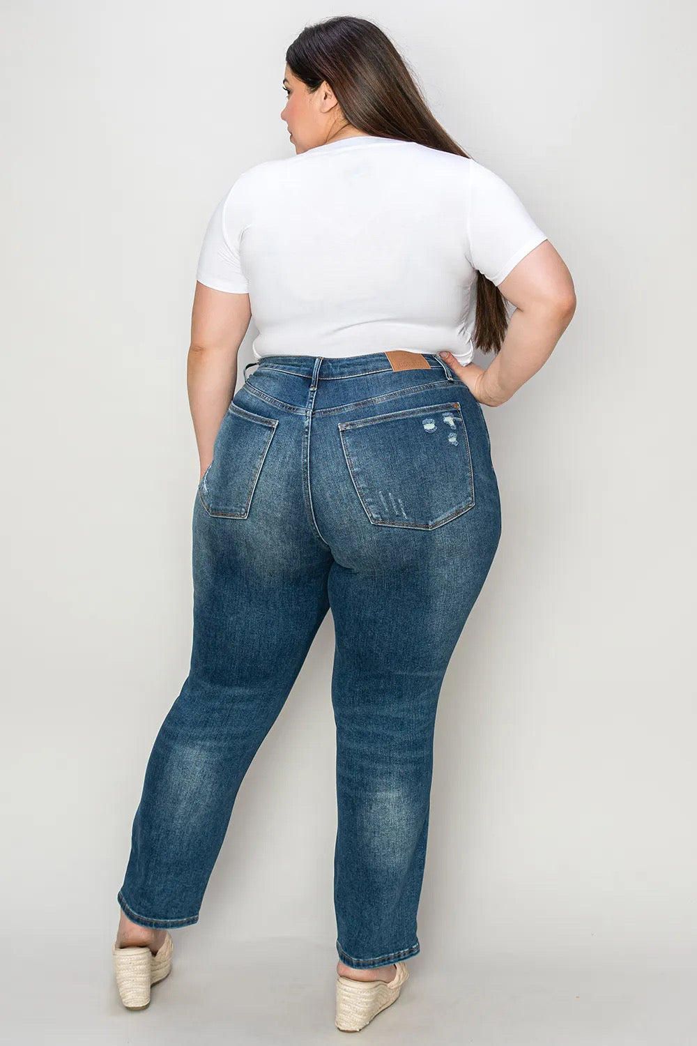 Spring Day Tummy Control High Waist Slim Jeans Judy Blue