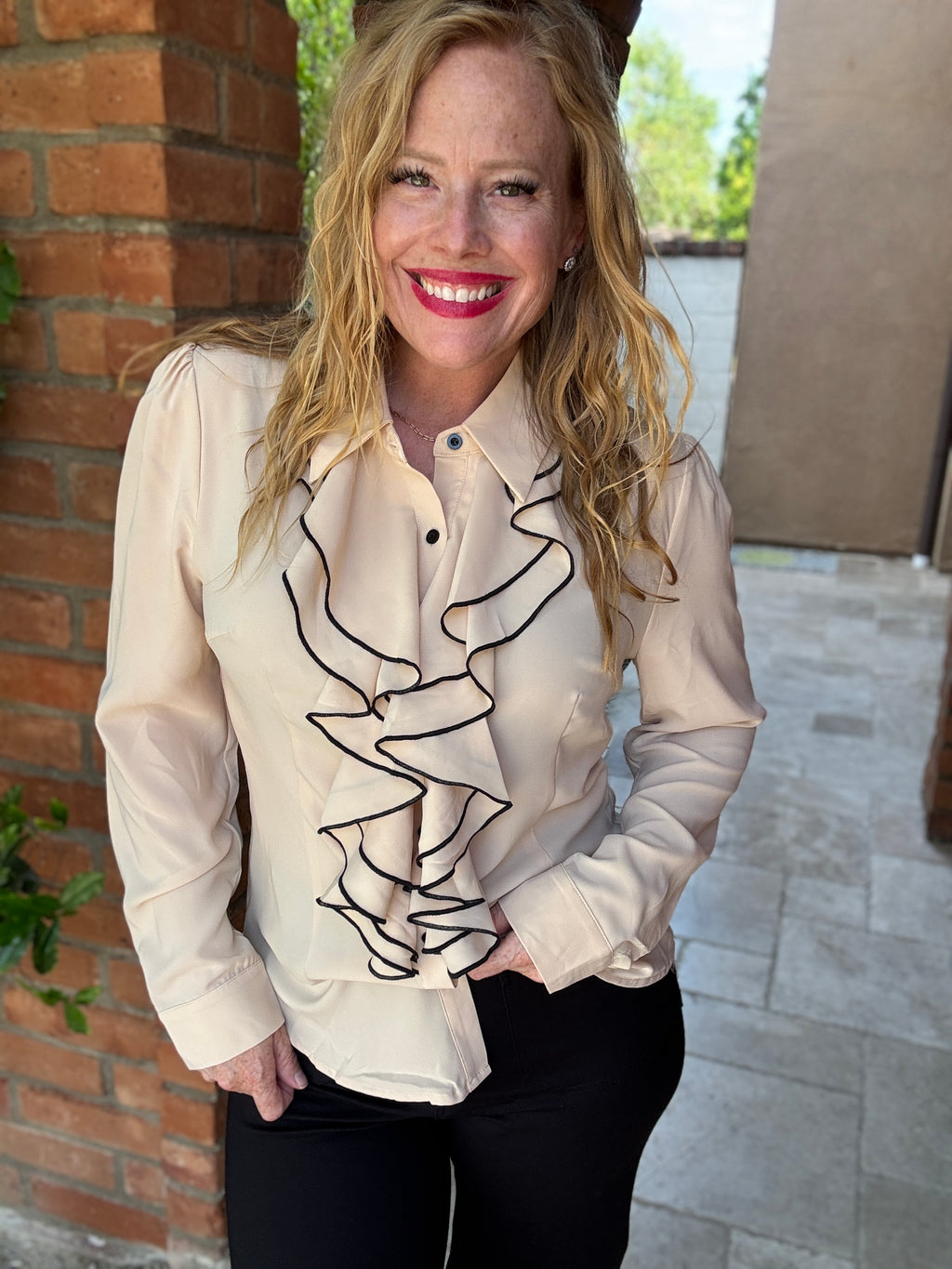 Long Sleeve Blouse by Sew In Love