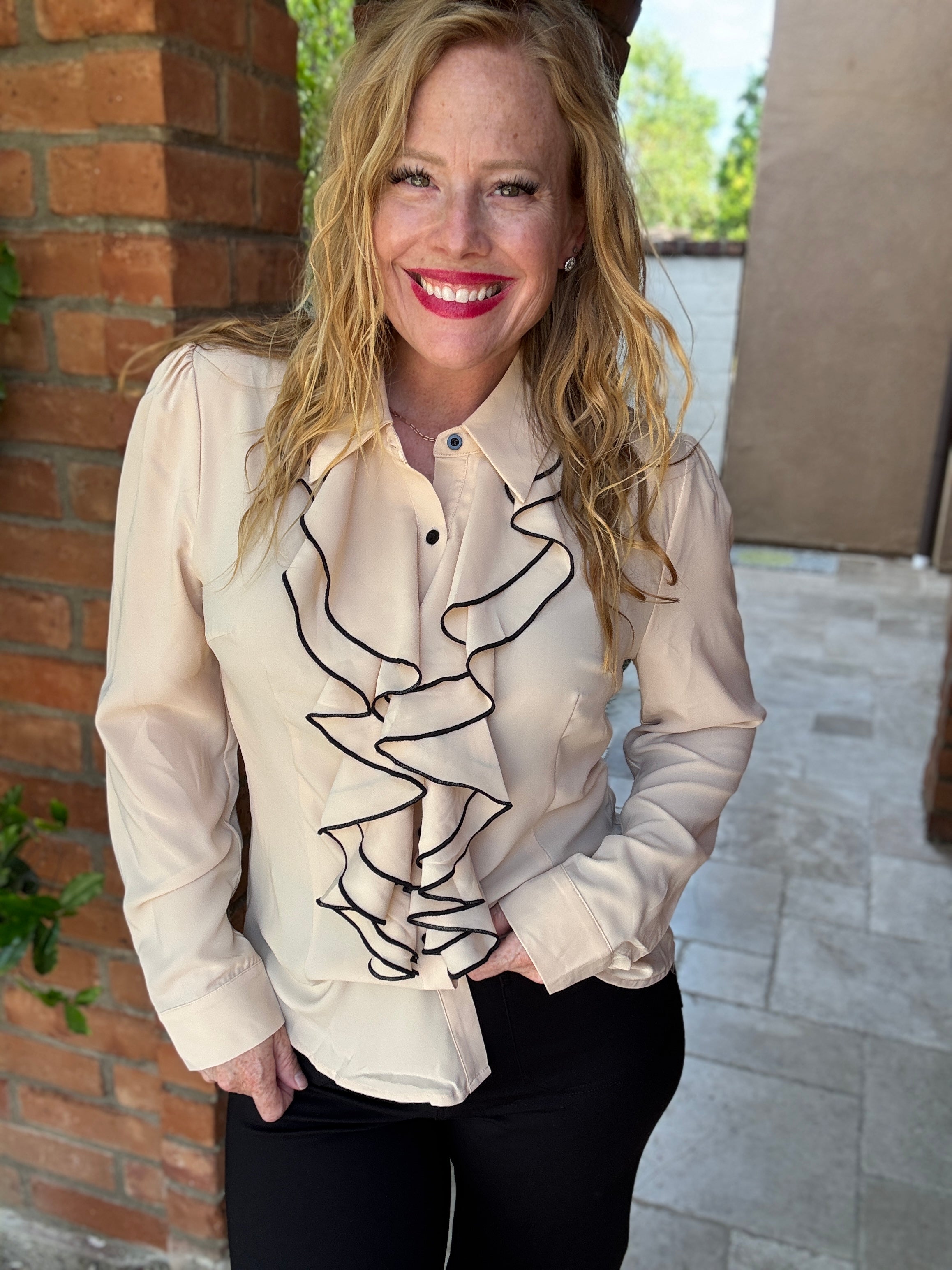 Long Sleeve Blouse by Sew In Love