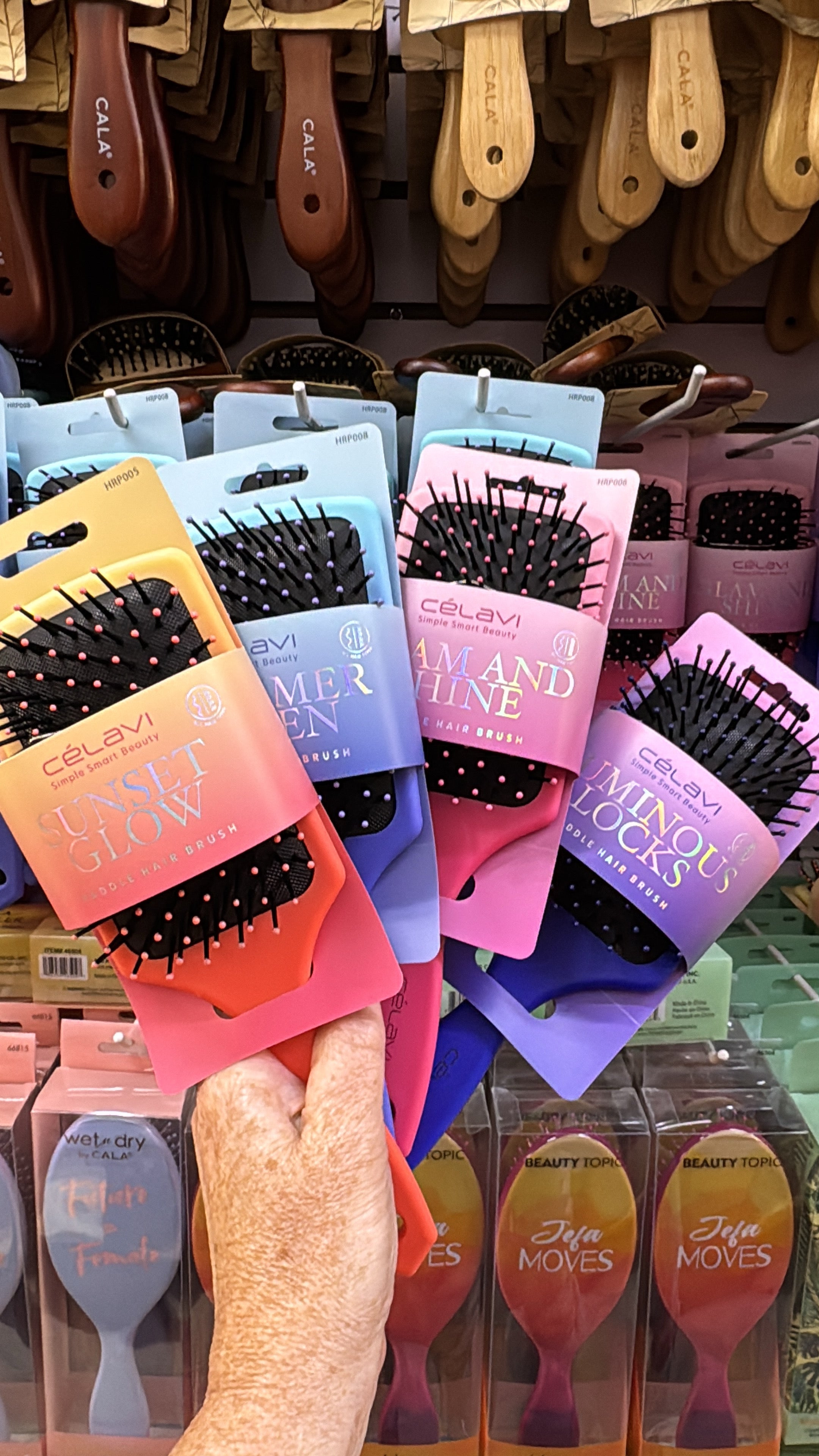 Paddle Hair Brush in 4 Colors