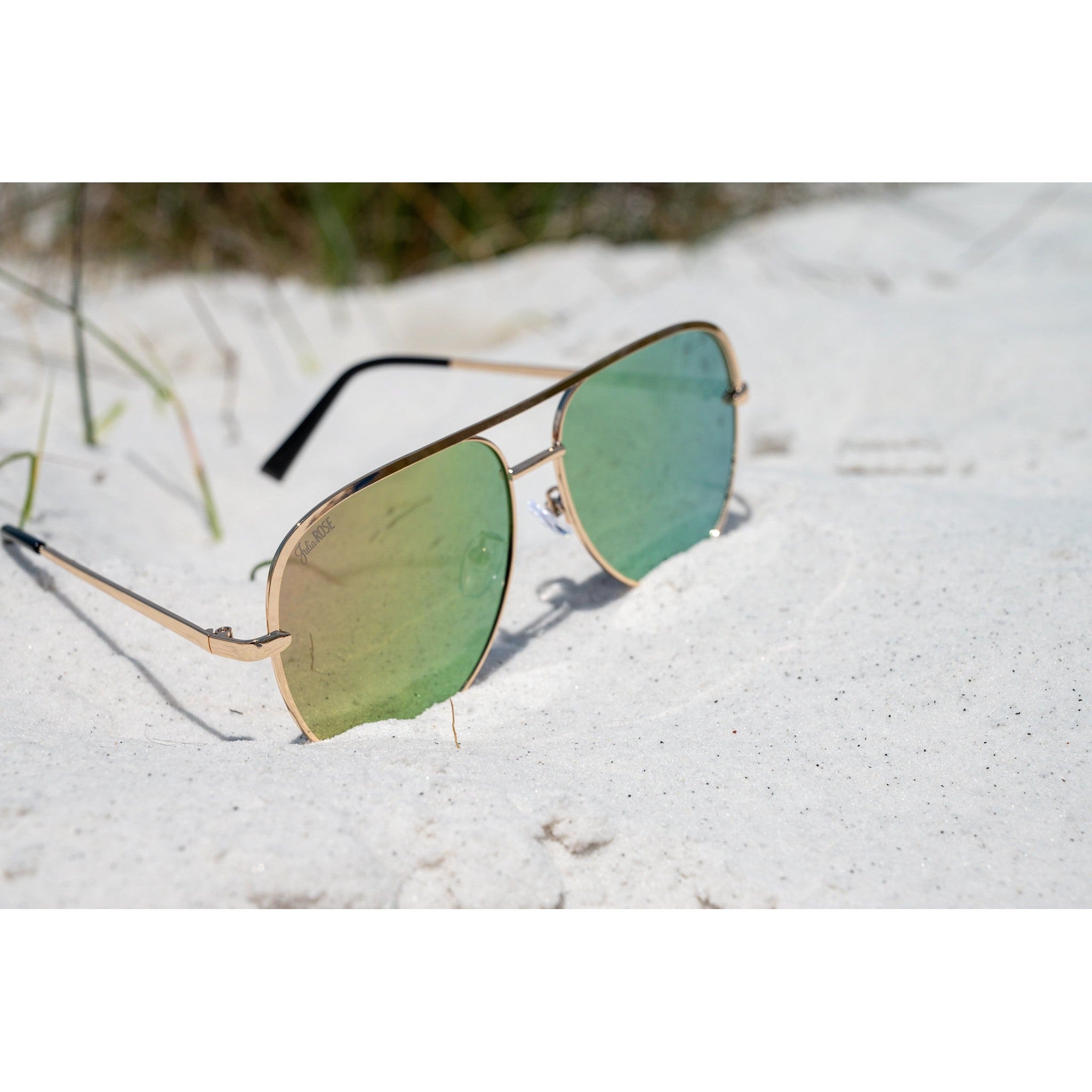 The Pink/Gold Kay - High Quality Unisex Aviator Sunglasses*