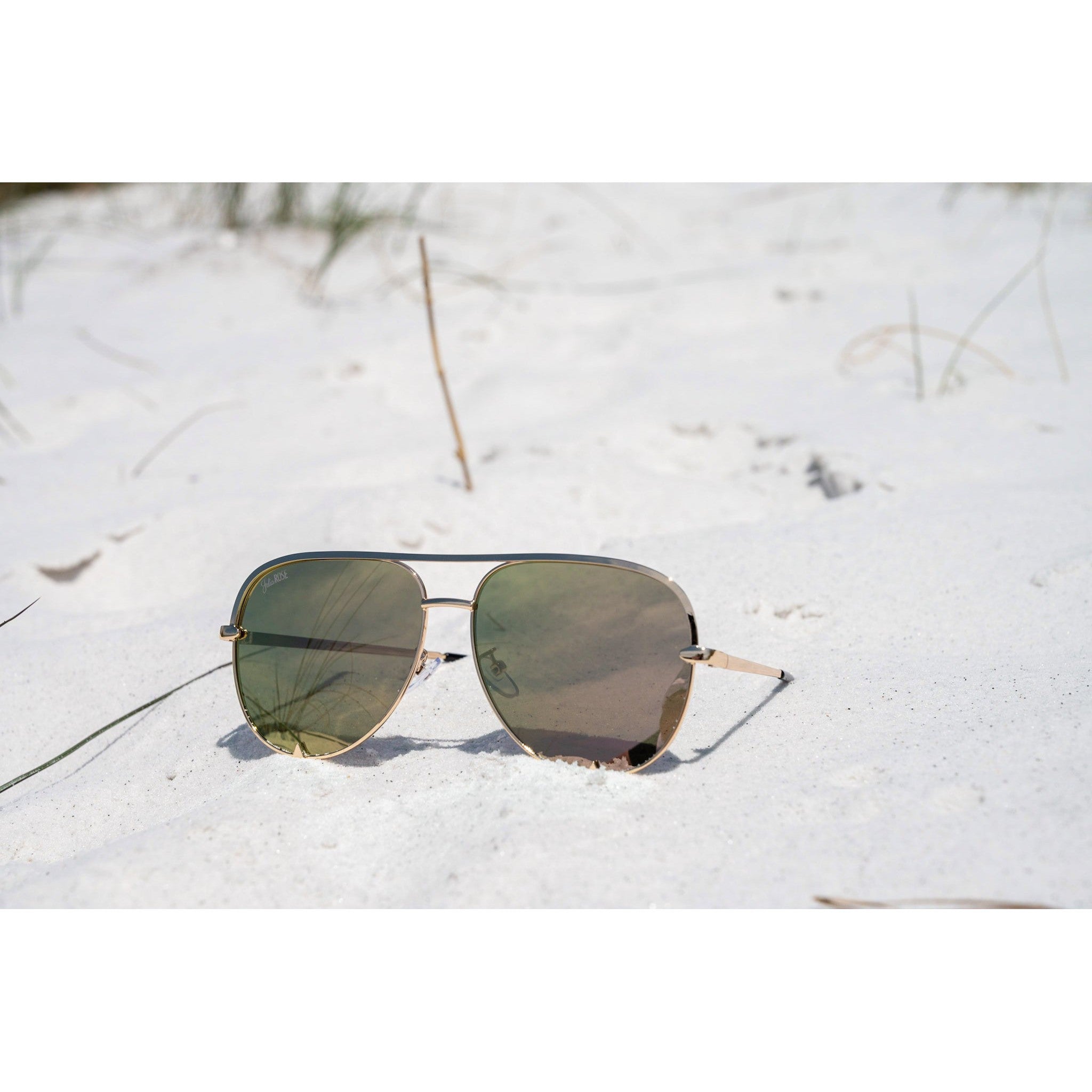 The Pink/Gold Kay - High Quality Unisex Aviator Sunglasses*