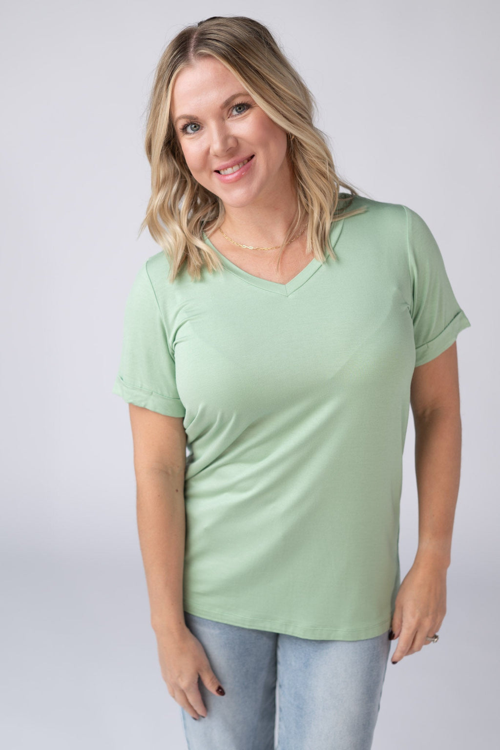 IN STOCK Sophie Tee - Seafoam Green