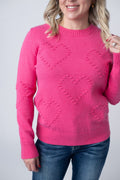 IN STOCK Be Mine Sweater - Hot Pink