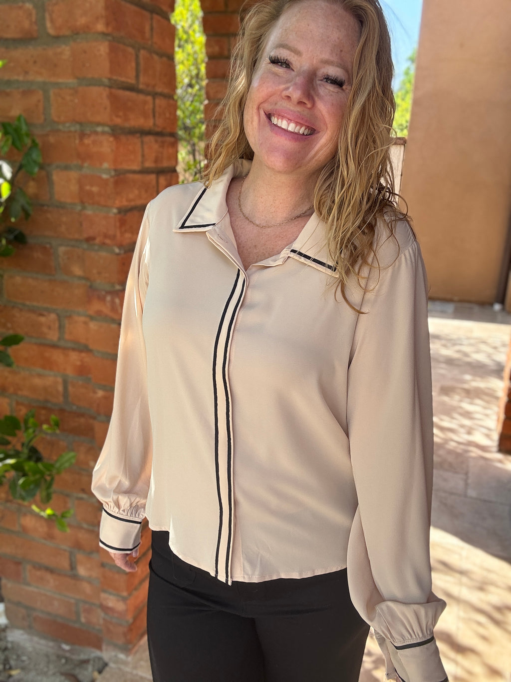 Button Up Shirt by Sew In Love