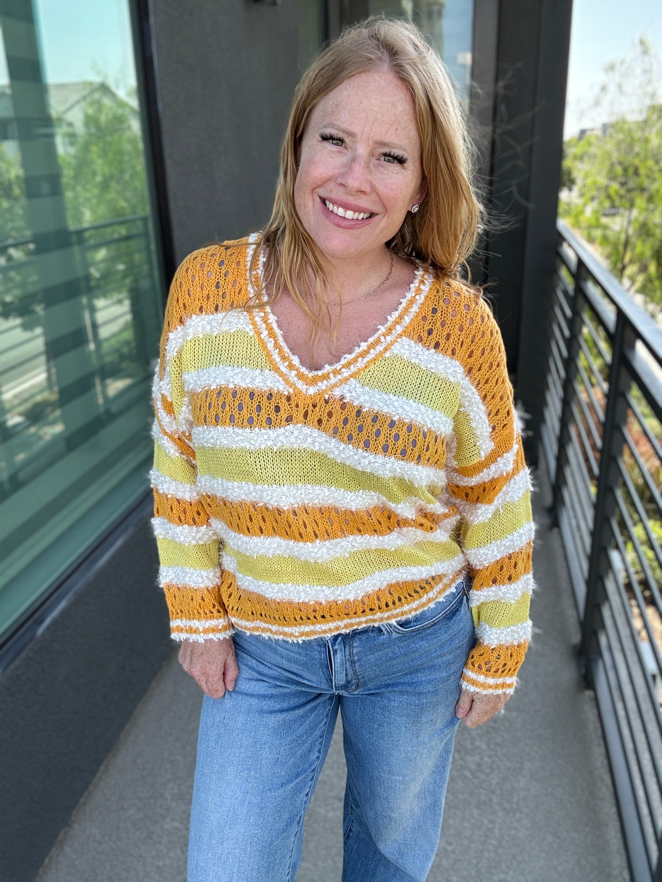Sunshine on my Mind Sweater by Davi & Dani