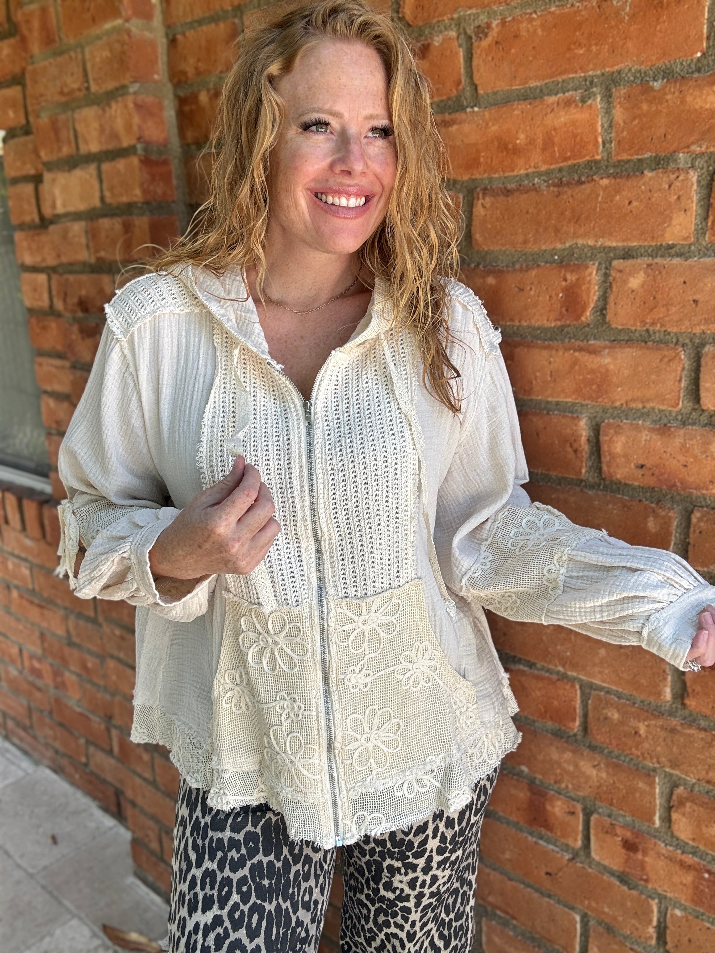 In the Moment Zip Up by POL
