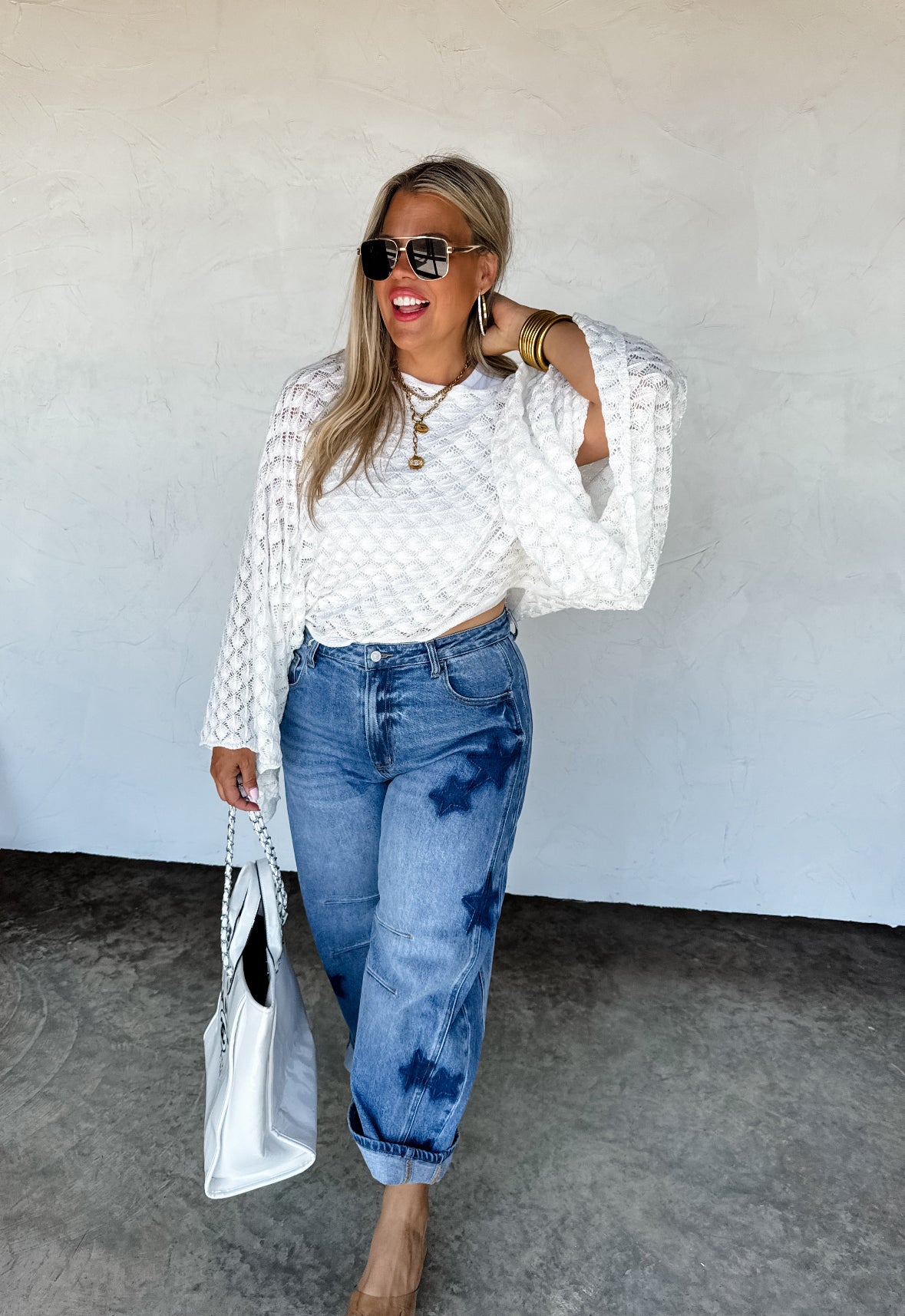 Born to Shine Barrel Jeans