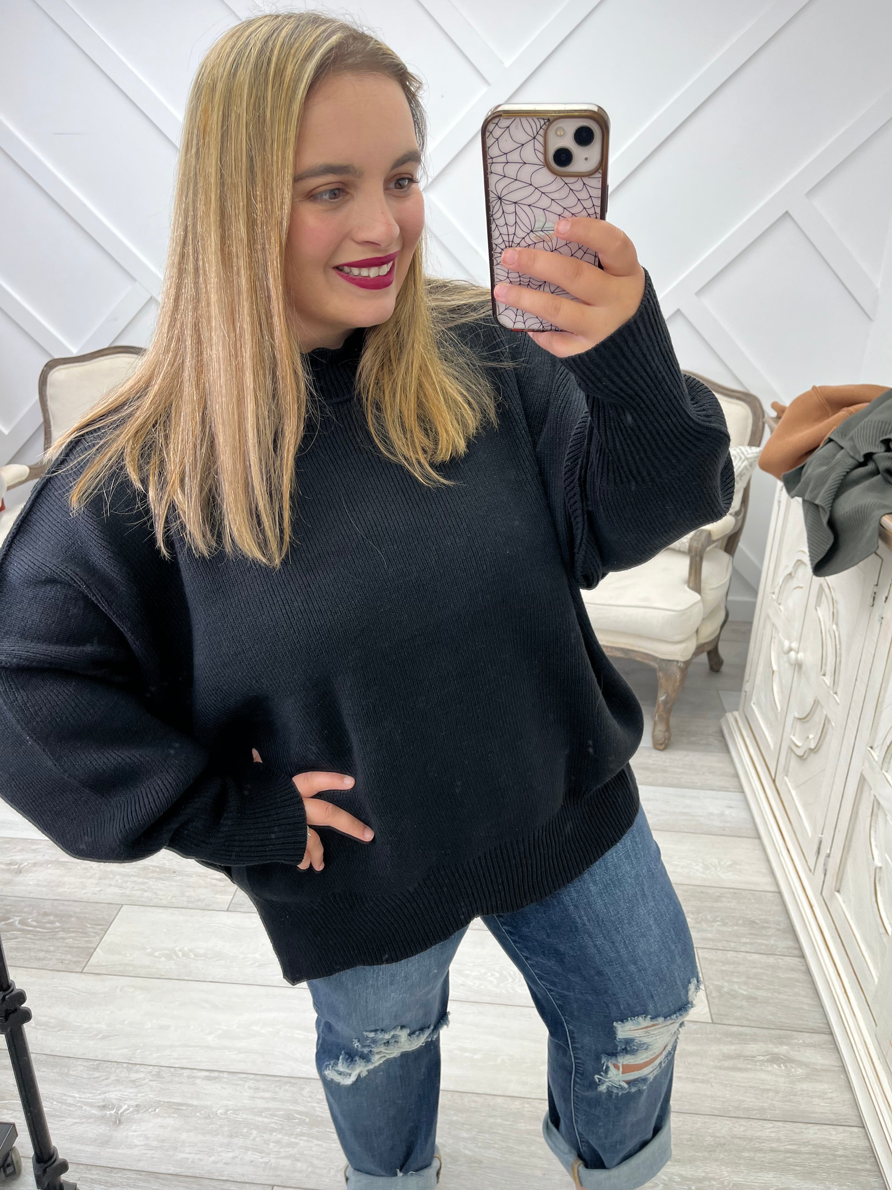 Cozied Up Ribbed Pullover