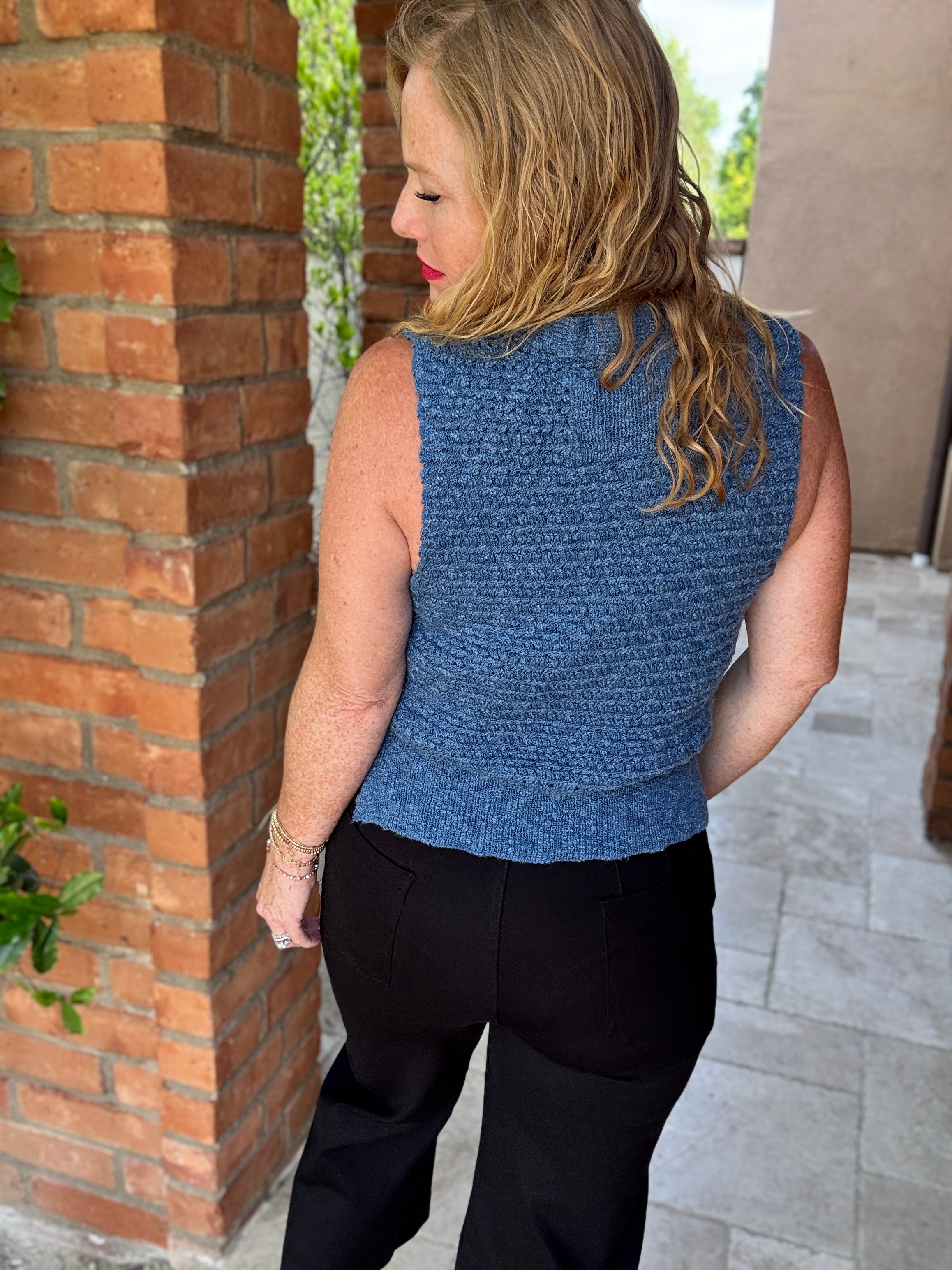 V-Neck Vest by Sew In Love