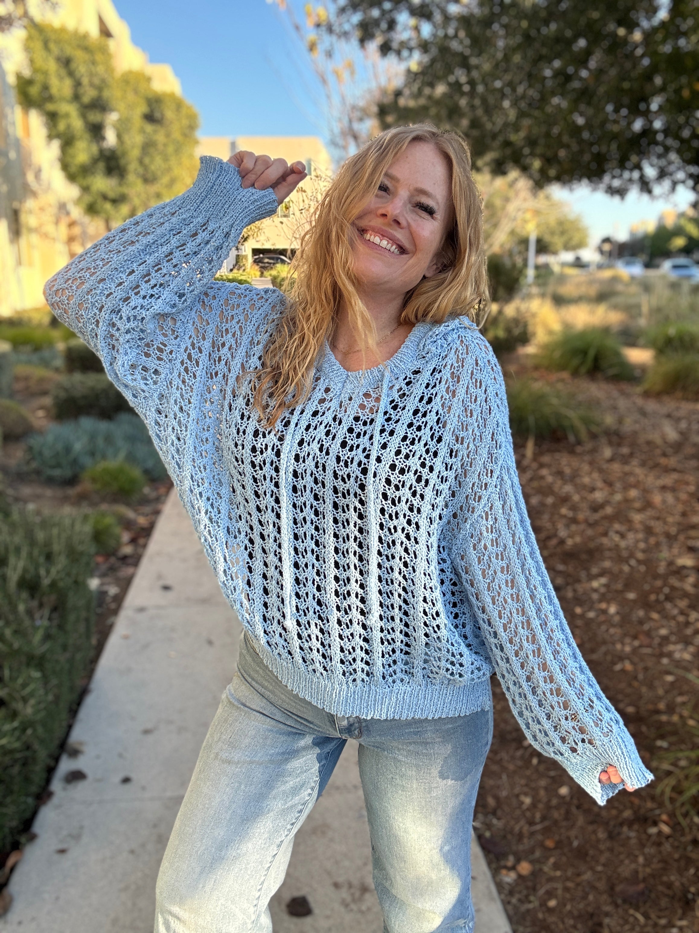 Barefoot Soul Crochet Knit Sweater